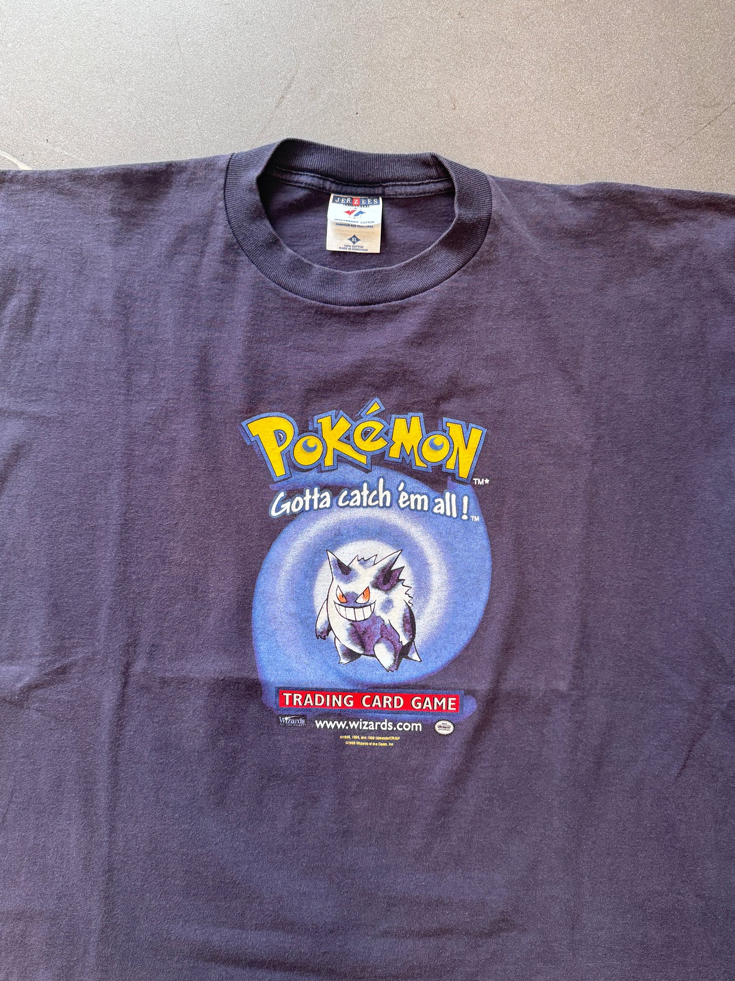 1999 POKEMON GENGAR ORIGIN STAFF TEE (JERZEES TAG)