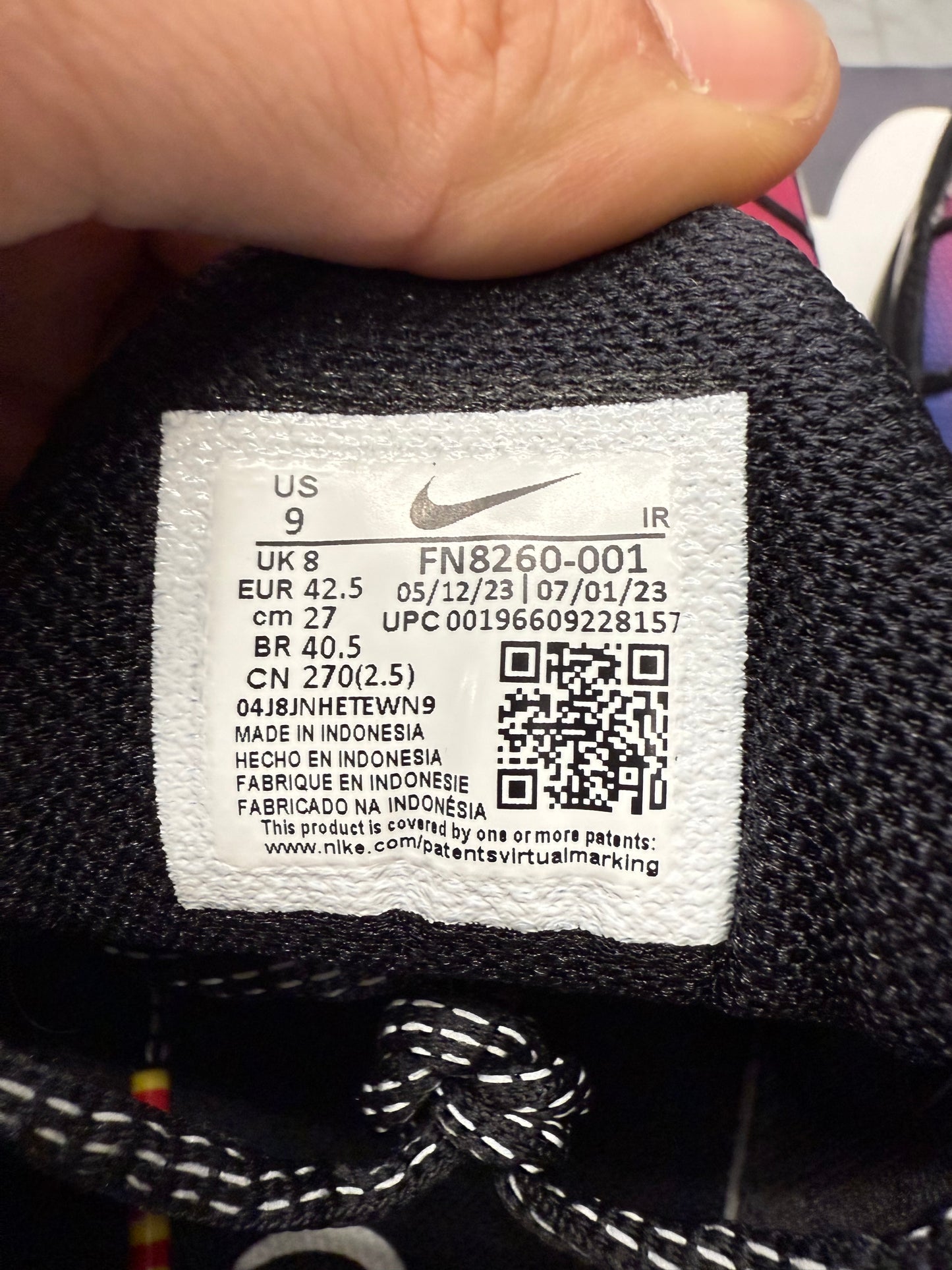 2023 SIZE 9 NIKE AIR MAX PLUS PATTA FC BARCELONA CULERS DEL MON