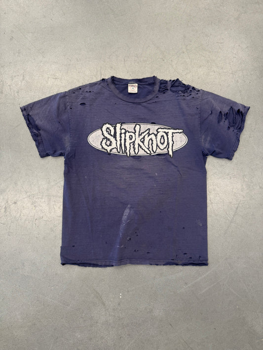 1999 SLIPKNOT "DON'T EVER JUDGE ME" DISTRESSED & FADED TEE (DELTA TAG)