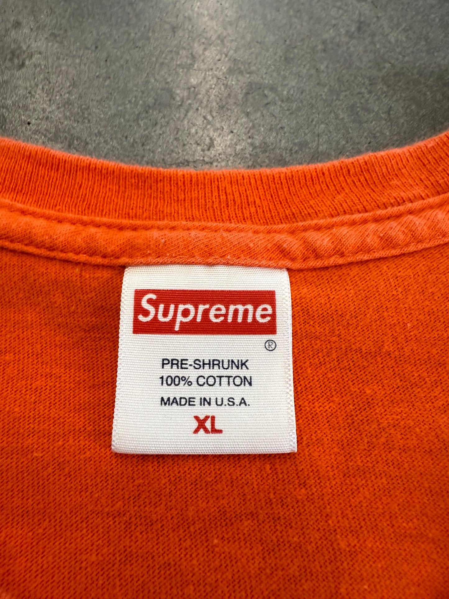 SS18 SUPREME THE PRODIGY TEE - ORANGE