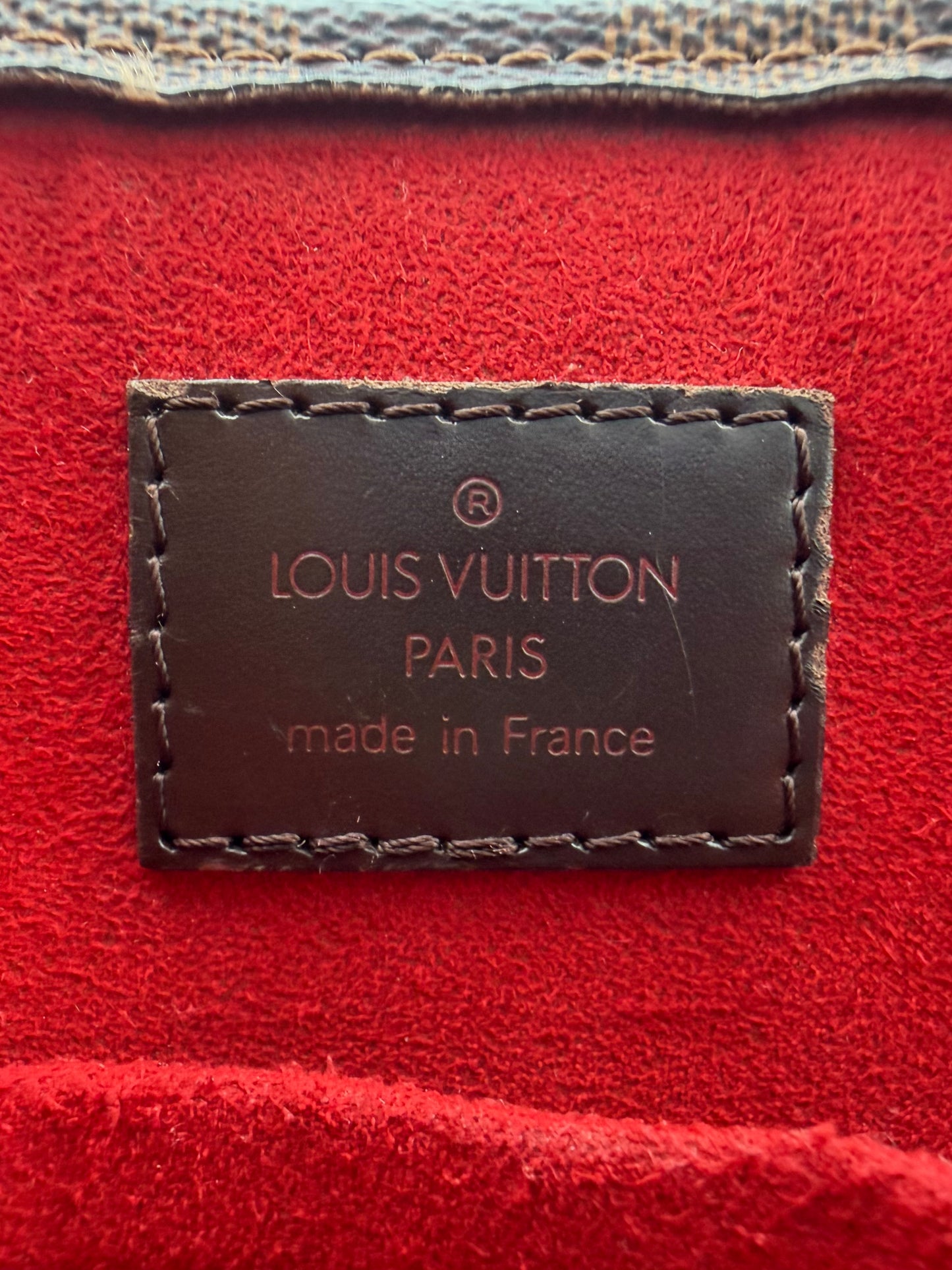 LOUIS VUITTON DAMIER EBENE SAC PLAT TOTE