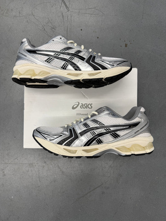 2022 SIZE 11.5 ASICS GEL-KAYANO 14 JJJJOUND SILVER BLACK (PRE-OWNED WITH BOX)