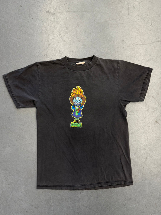 90'S JEREMY KLEIN BIRDHOUSE FLAMING GIRL TEE