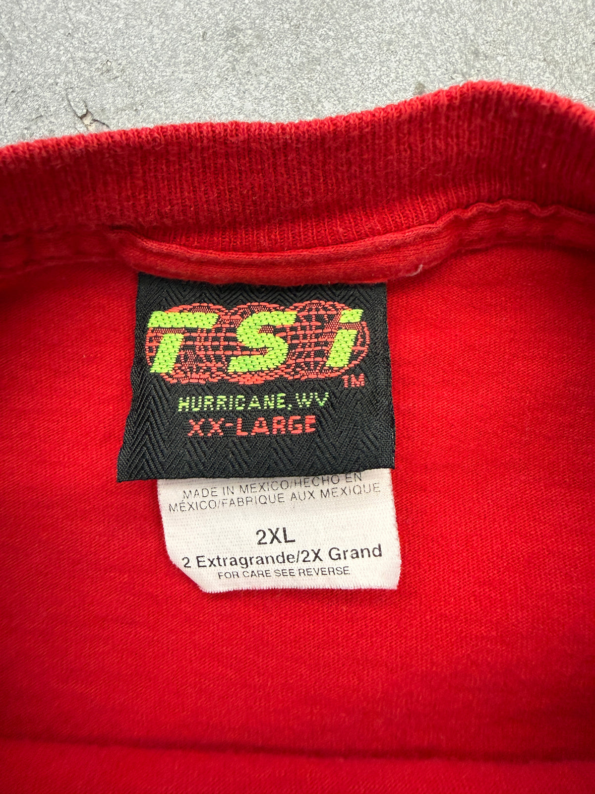 90'S MIAMI EDISON RED RAIDERS "BOUT IT BOUT IT" TEE (TSI TAG)