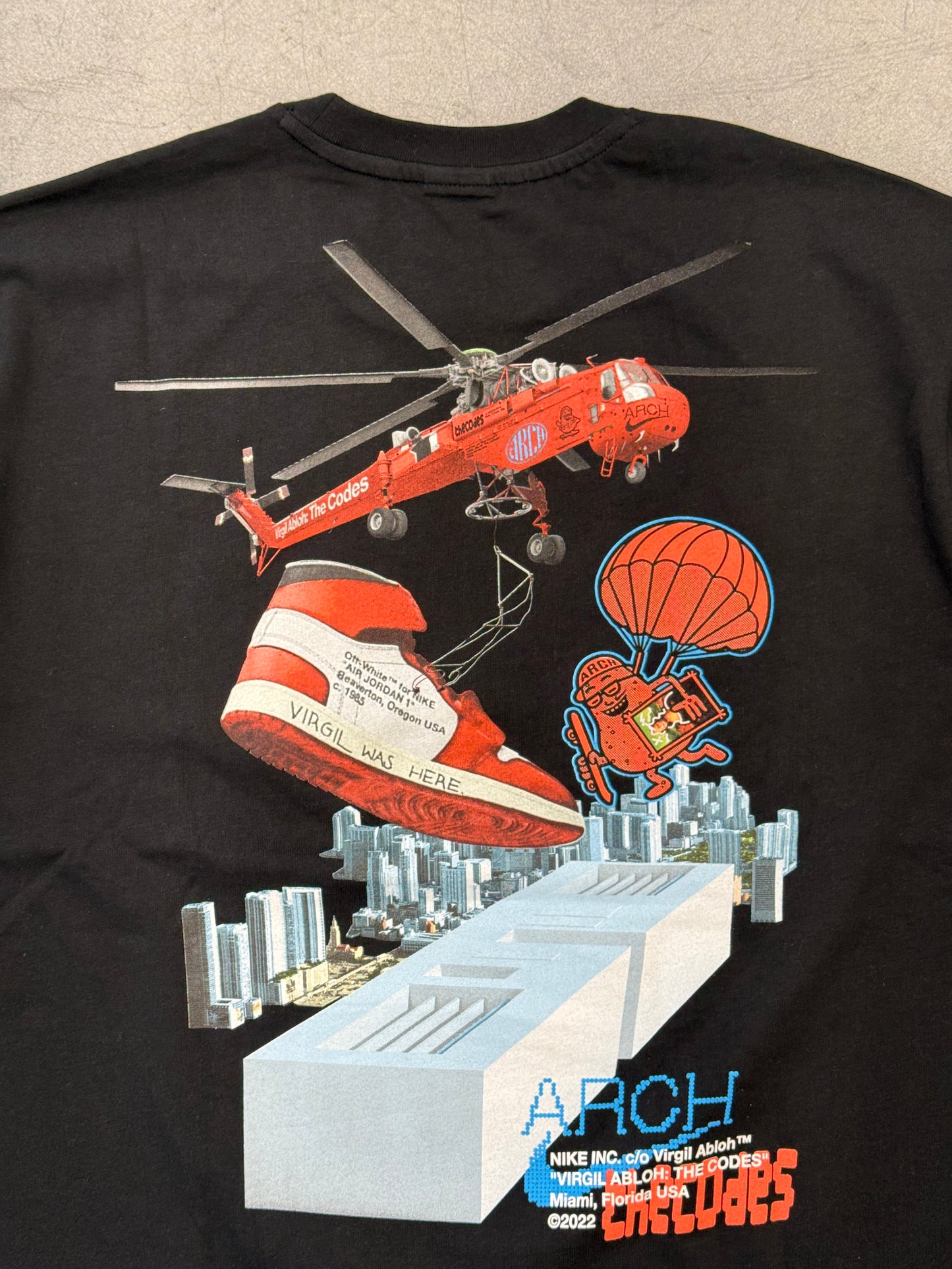 2022 VIRGIL ABLOH ARCH NIKE THE CODES TEE (WHITE TAG)