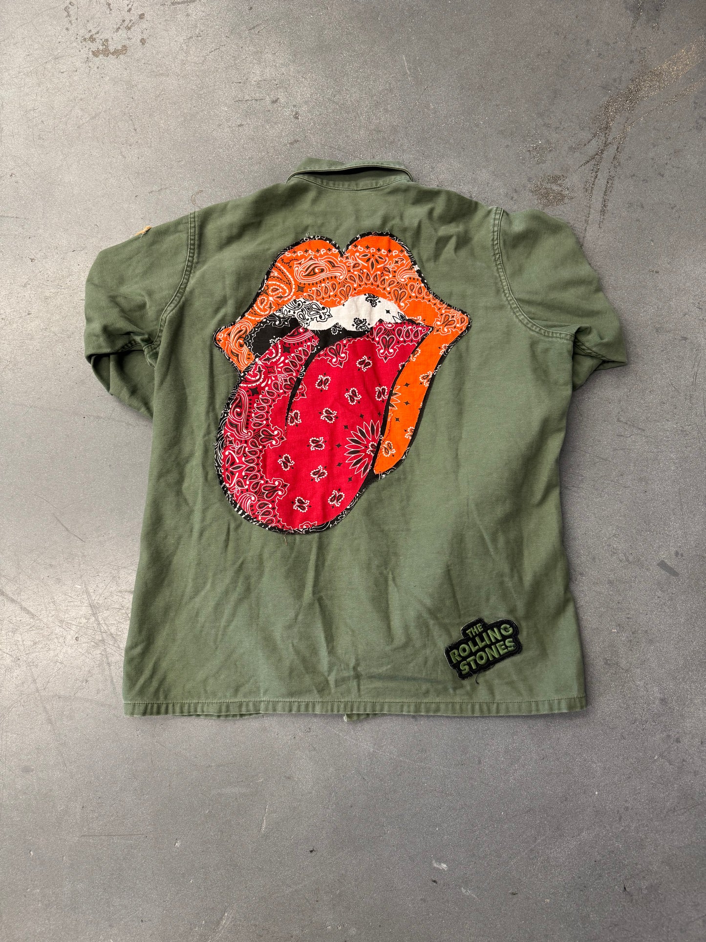 MADEWORN ROLLING STONES ARMY JACKET