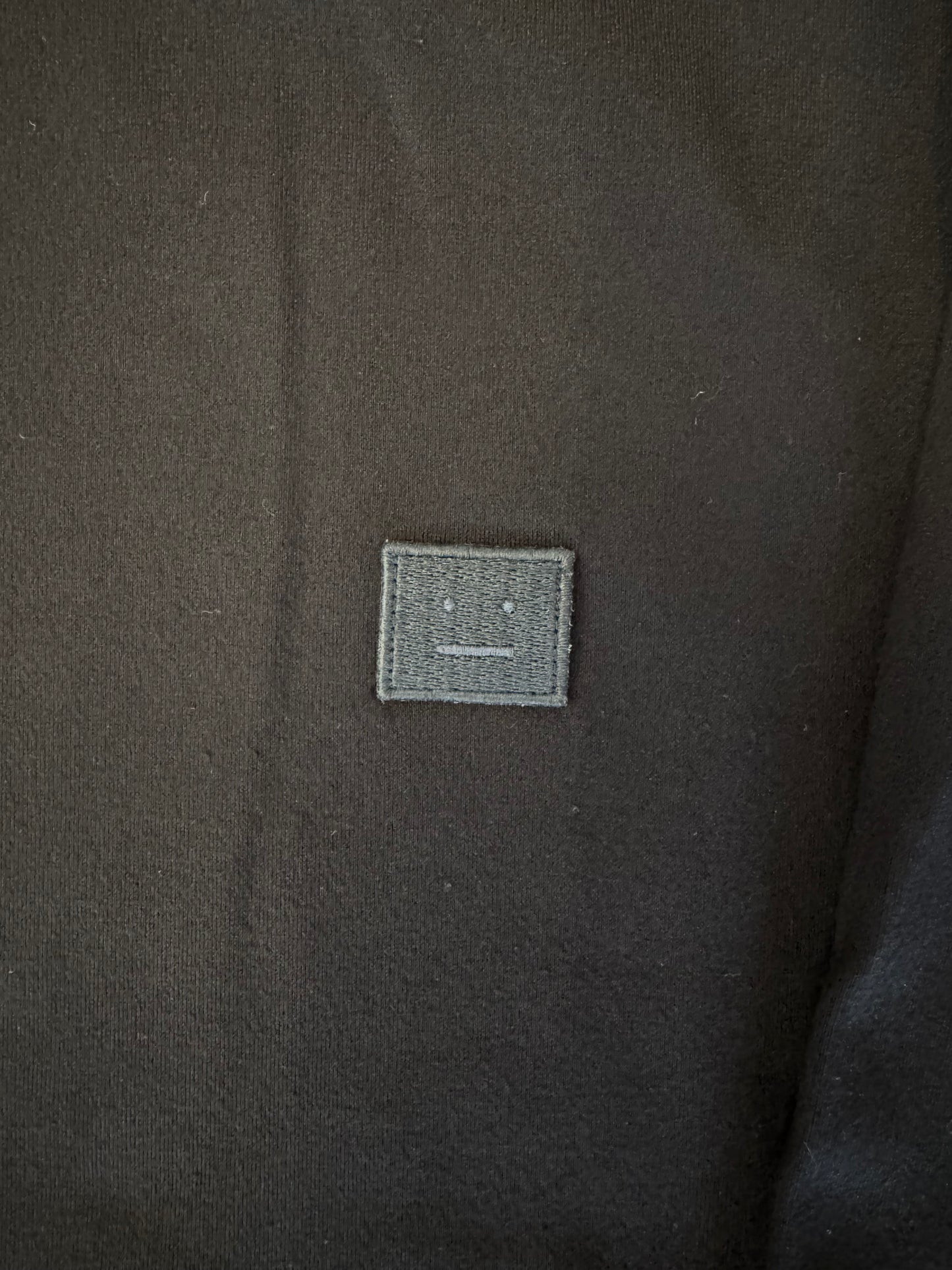 ACNE STUDIOS PATCH NYLON SLEEVE CREWNECK SWEATER