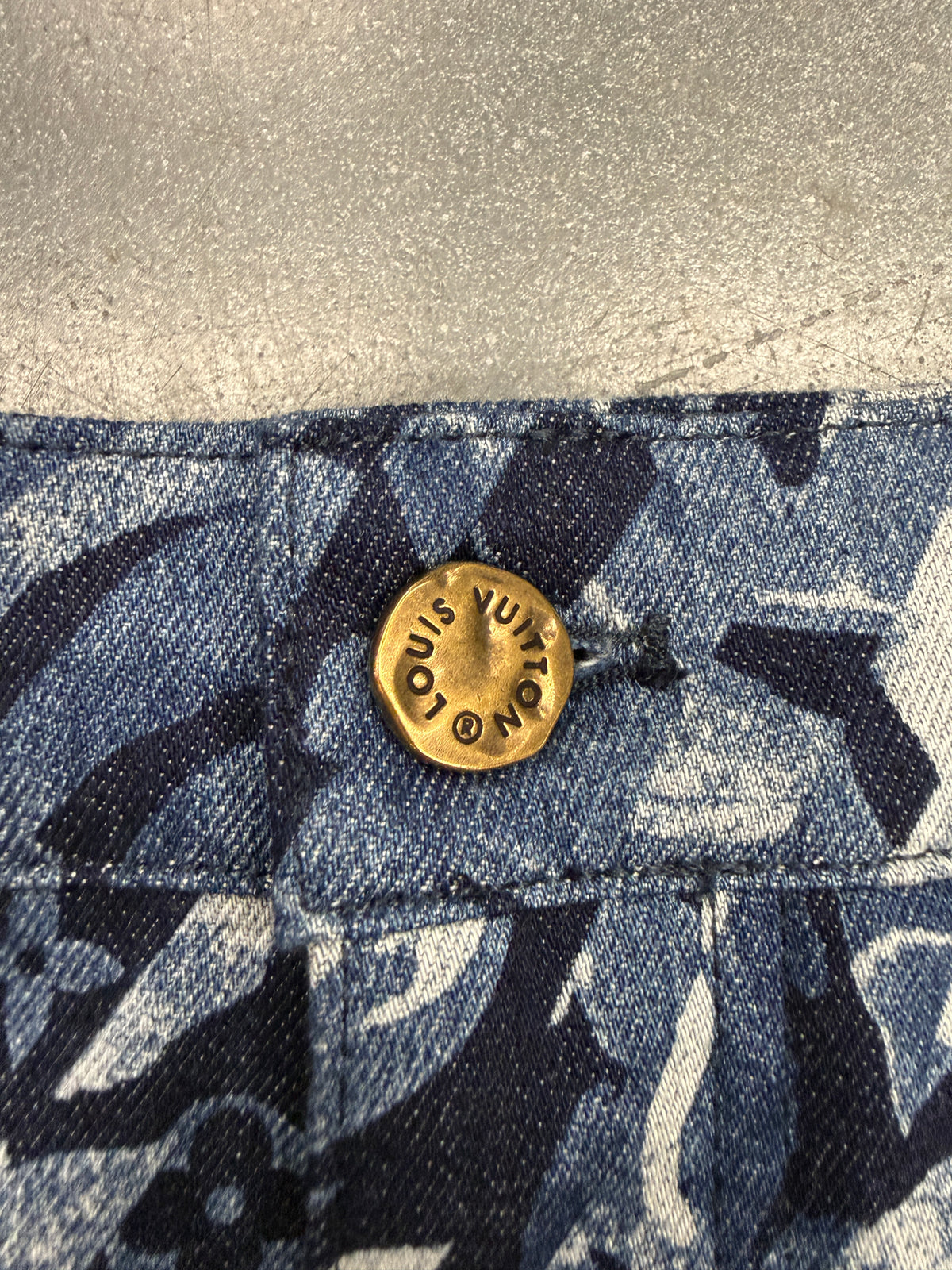 SS21 LOUIS VUITTON MONOGRAM PATCHWORK DENIM