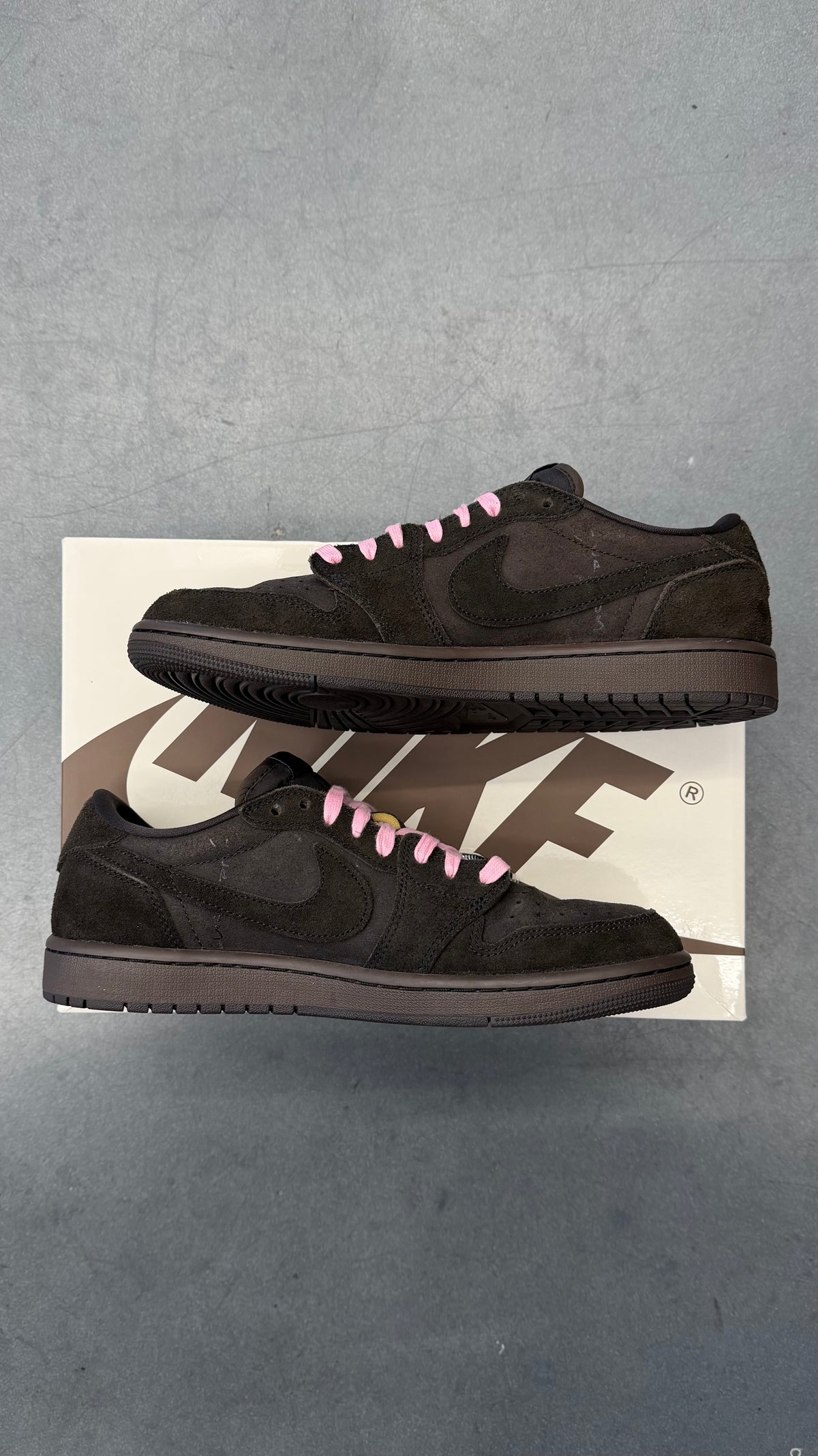 2024 AIR JORDAN 1 RETRO LOW OG SP TRAVIS SCOTT VELVET BROWN