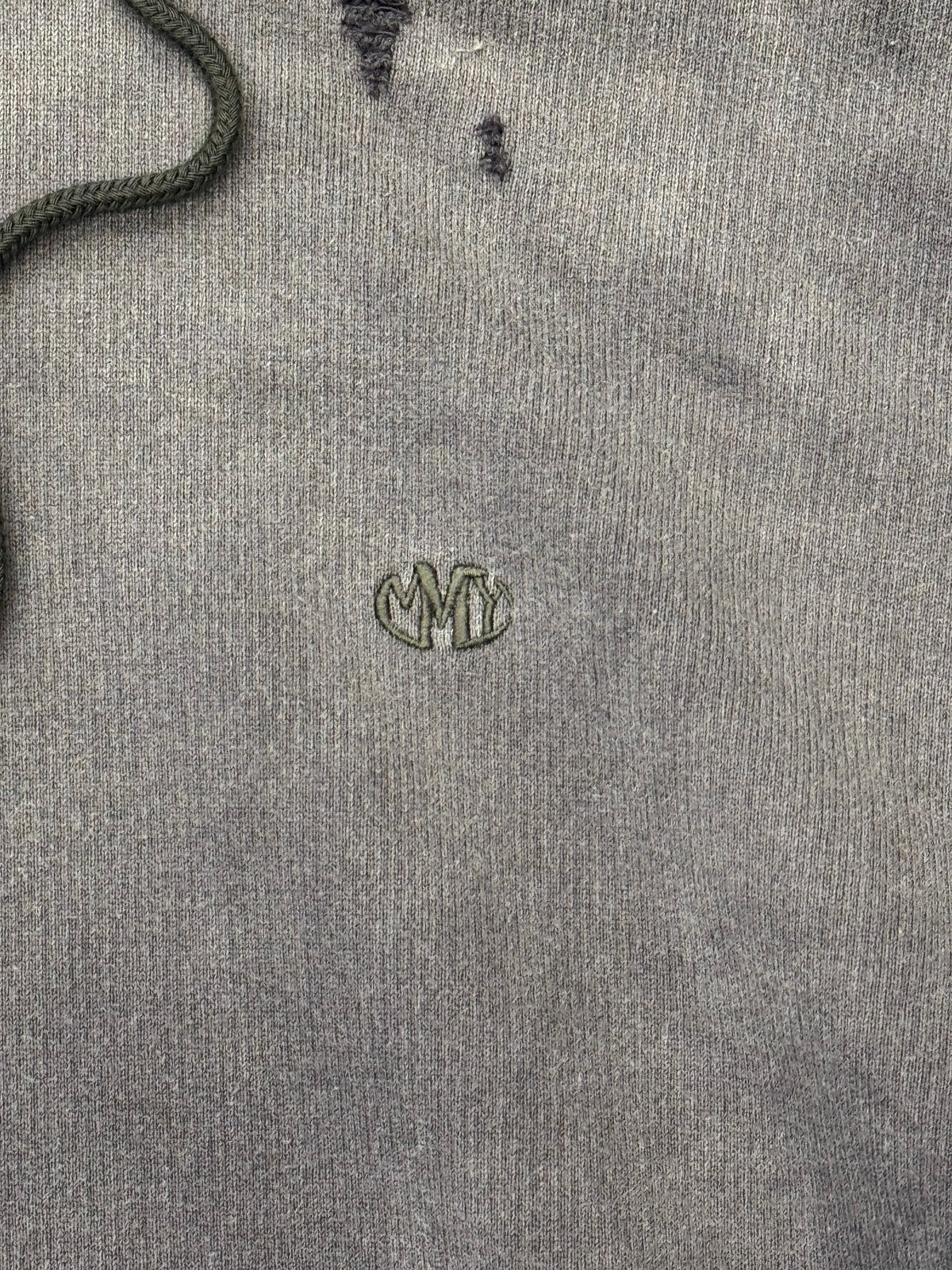 MAISON MIHARA YASUHIRO READY TO WEAR DISTRESSED HOODIE