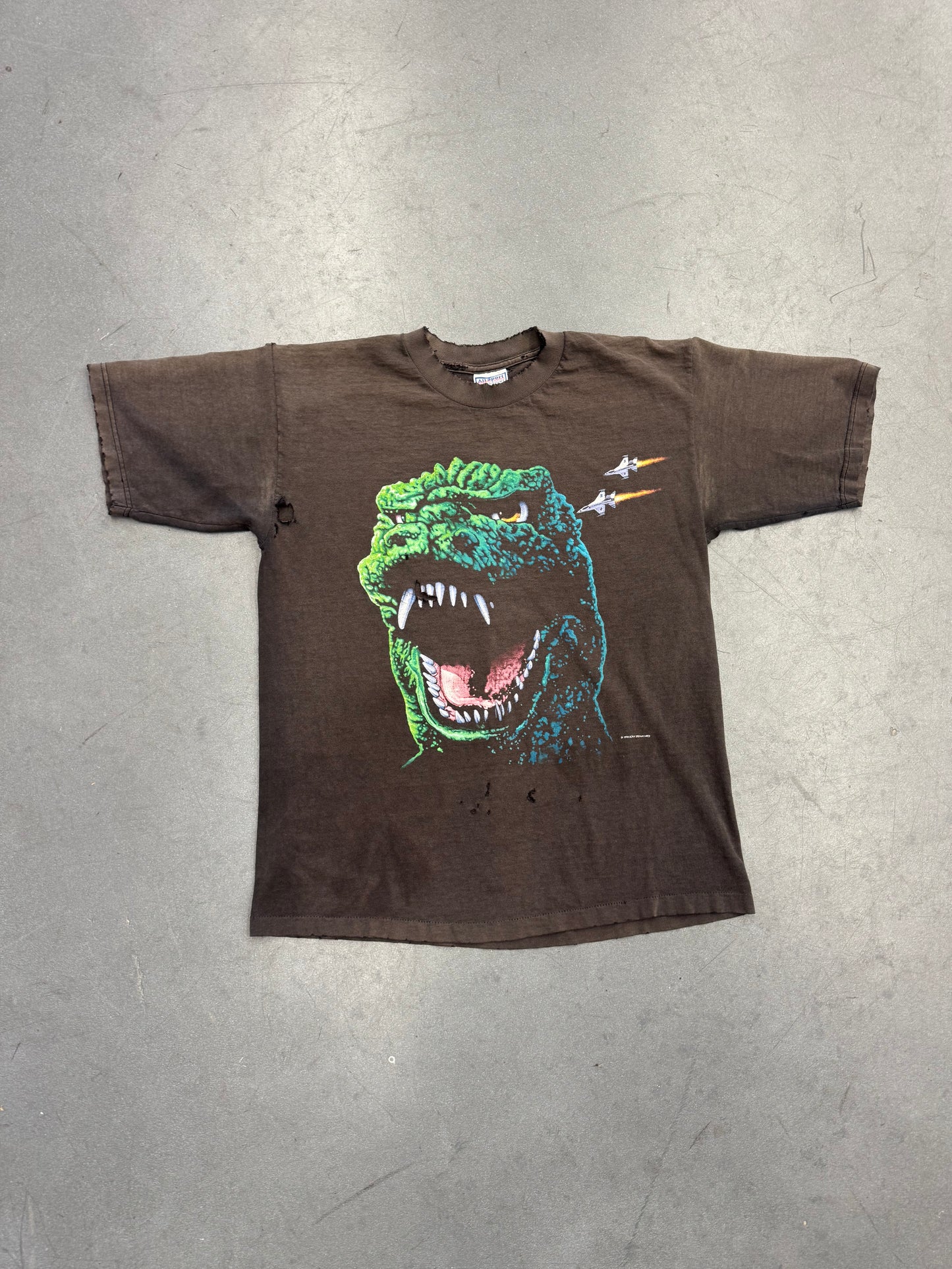 1994 GODZILLA KING OF THE MONSTERS BIG FACE (ALLSPORT TAG)