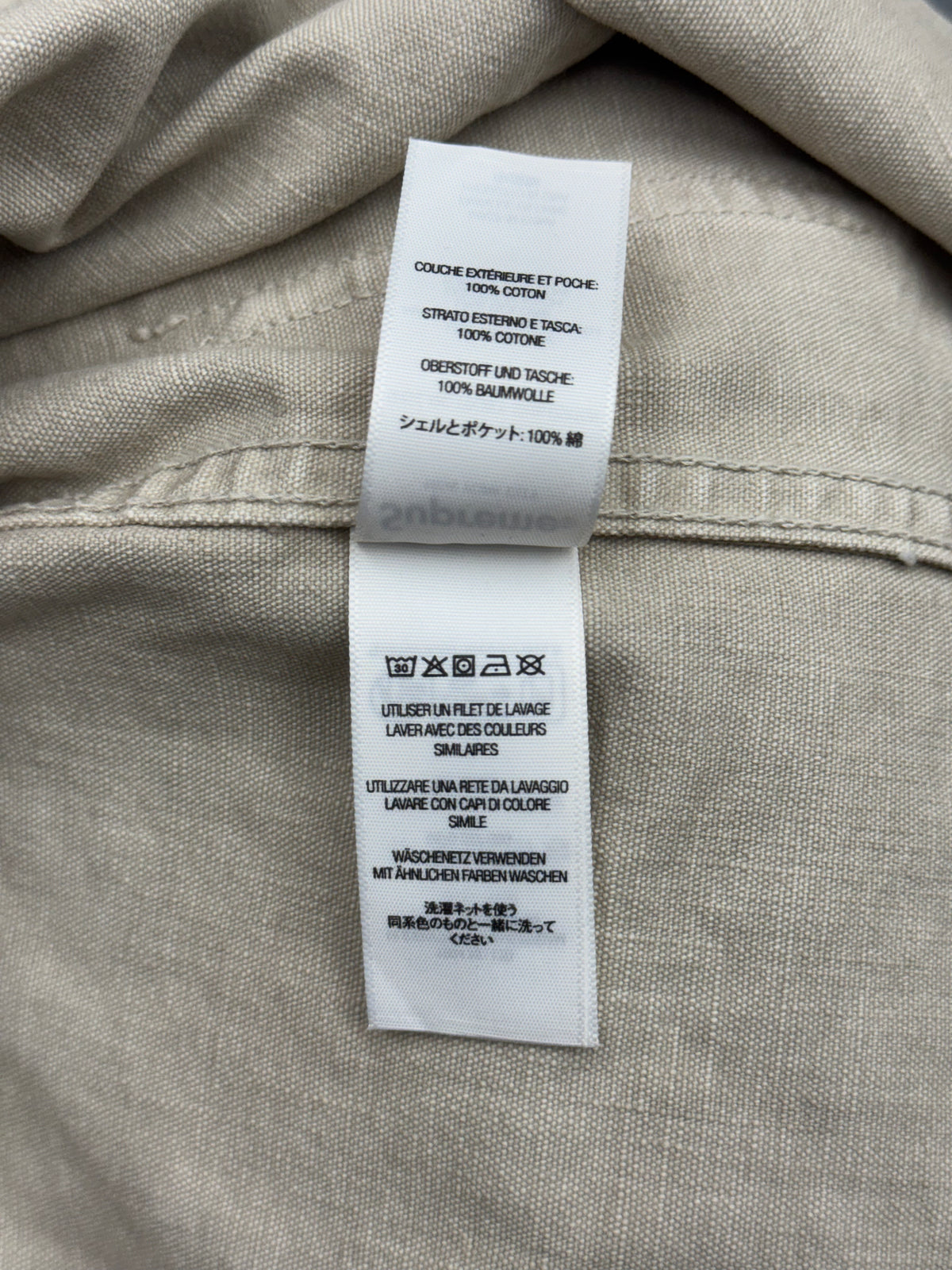 SS26 SUPREME WORN SNAP PAINTER SHIRT - NATURAL