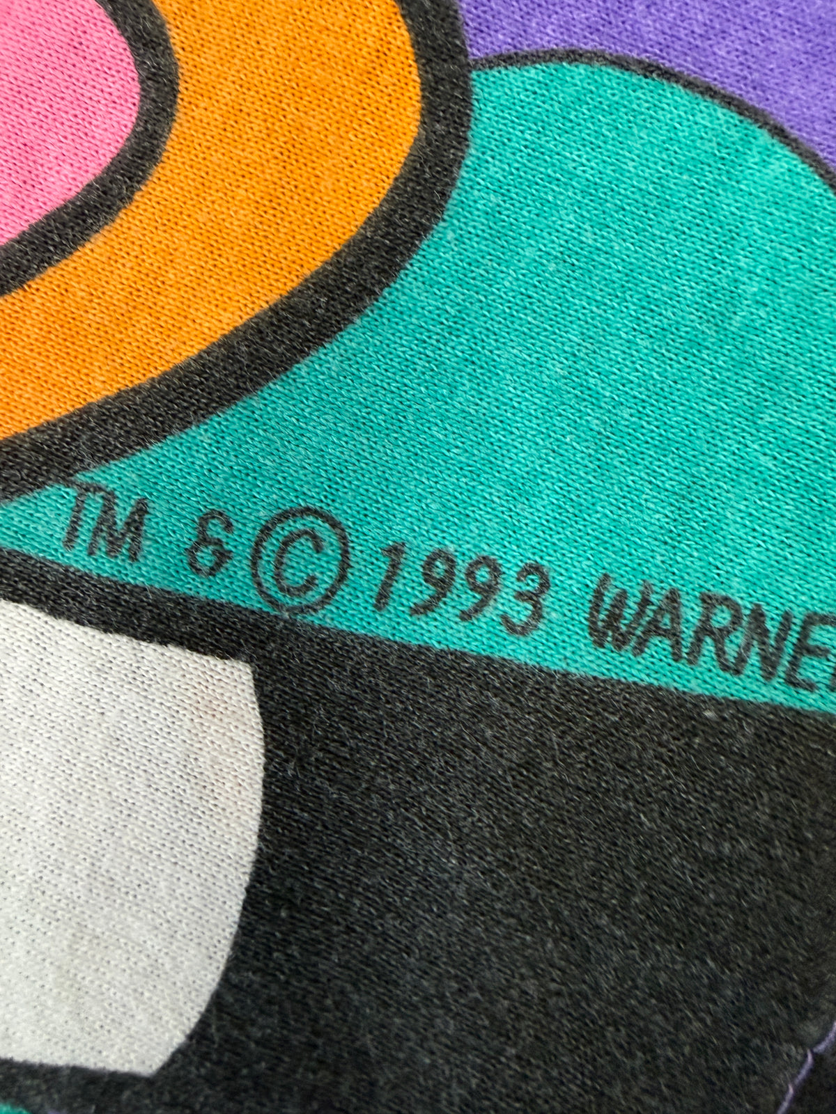 1993 DAFFY DUCK POLKA DOT AOP WARNER BROS TEE (FLIRTS TAG)