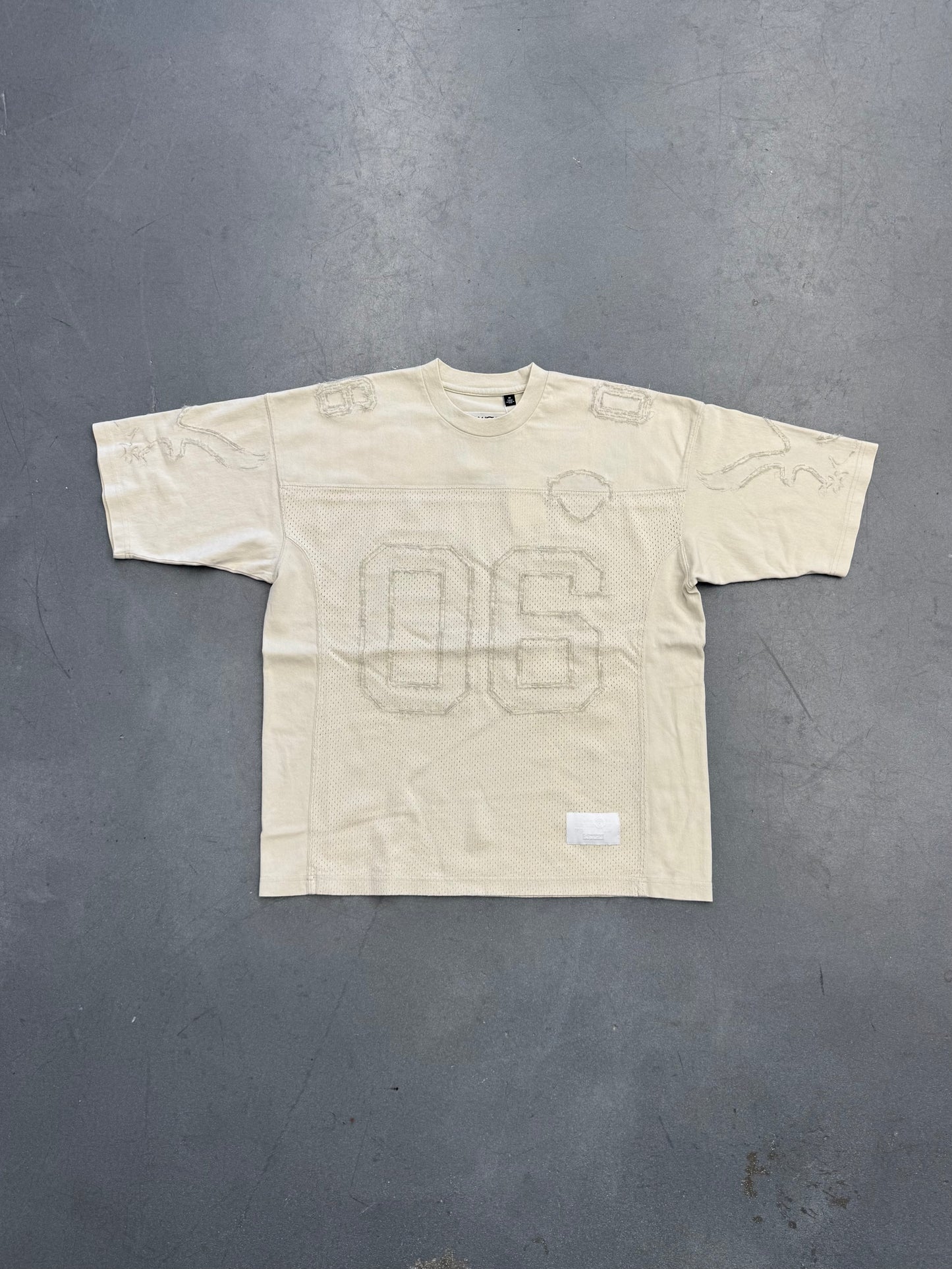 SS26 SUPREME MM6 MAISON MARGIELA COTTON FOOTBALL JERSEY - WHITE