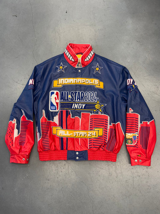 2024 JEFF HAMILTON NBA ALL-STAR LEATHER JACKET