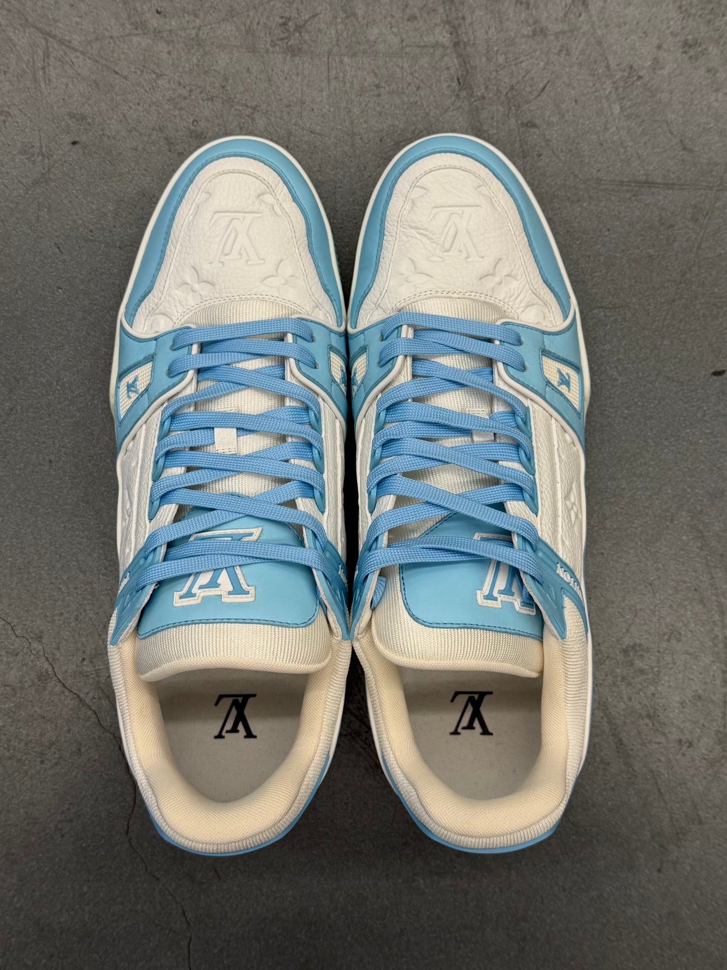 LOUIS VUITTON LV TRAINER SNEAKER - SKY BLUE
