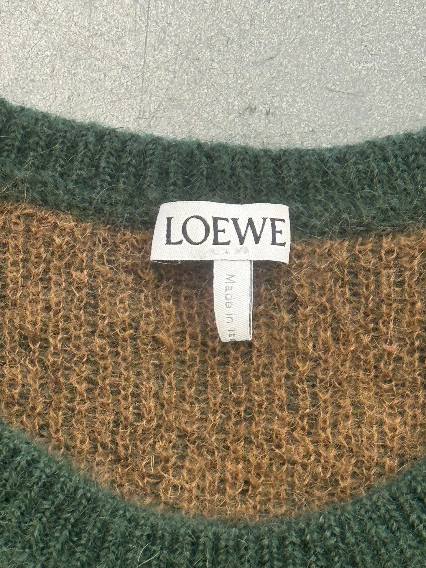 LOEWE MEN'S LEMUR POCKET JUMPER WOOL SWEATER