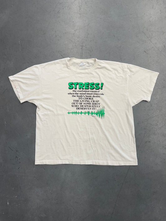 90S STRESS! TEE (HANES TAG)