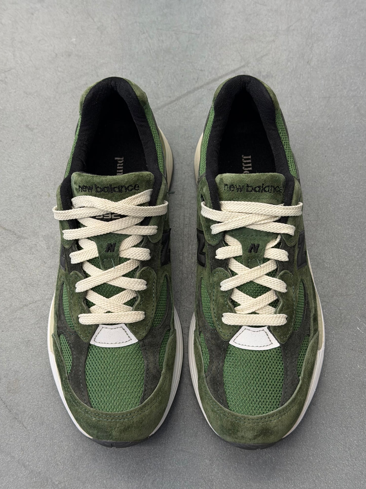 2020 SIZE 8 NEW BALANCE 992 JJJJOUND GREEN (W/O BOX)
