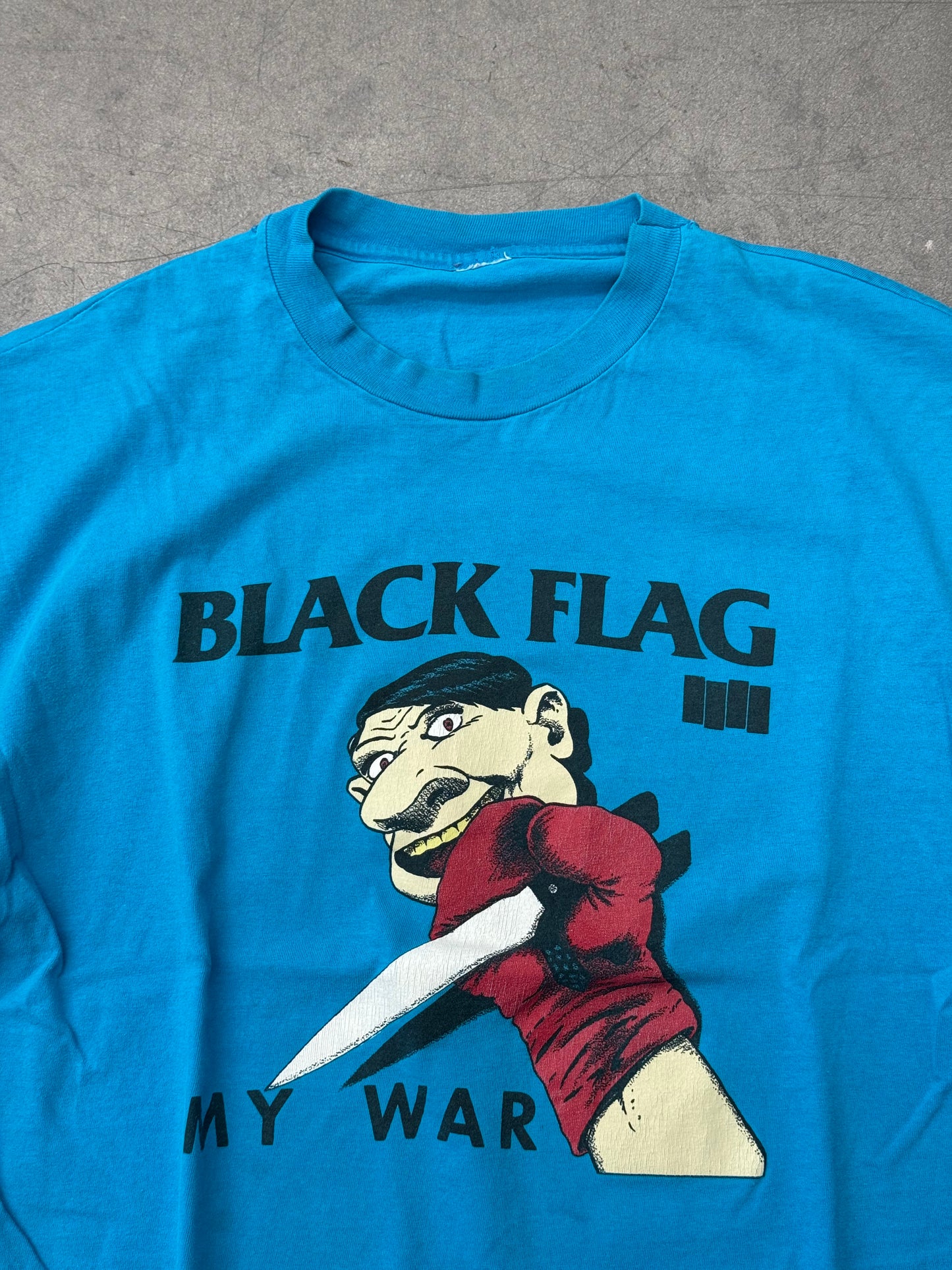 90S BLACK FLAG MY WAR TEE (PULLED TAG)