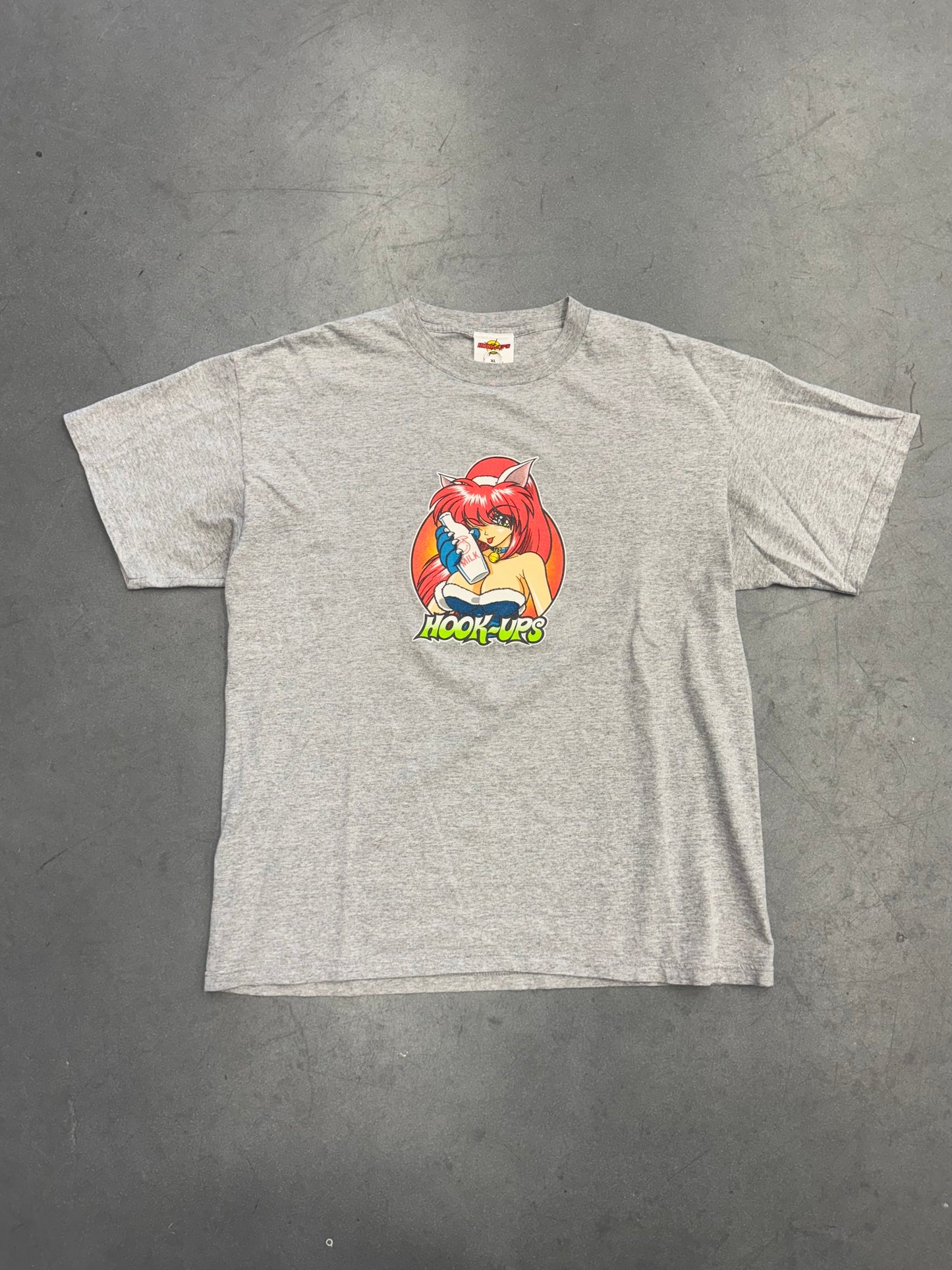 90S HOOK-UPS MILK KITTY TEE (CROSSHAIRS TAG)