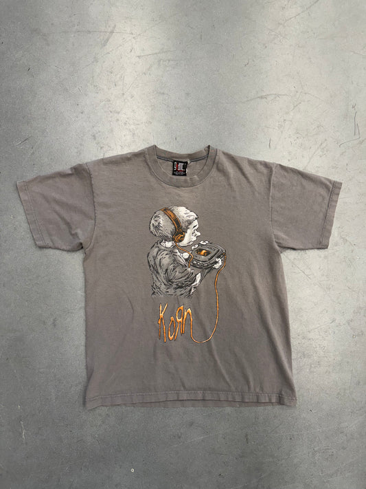 1998 KORN FOLLOW THE LEADER TEE (GIANT TAG)