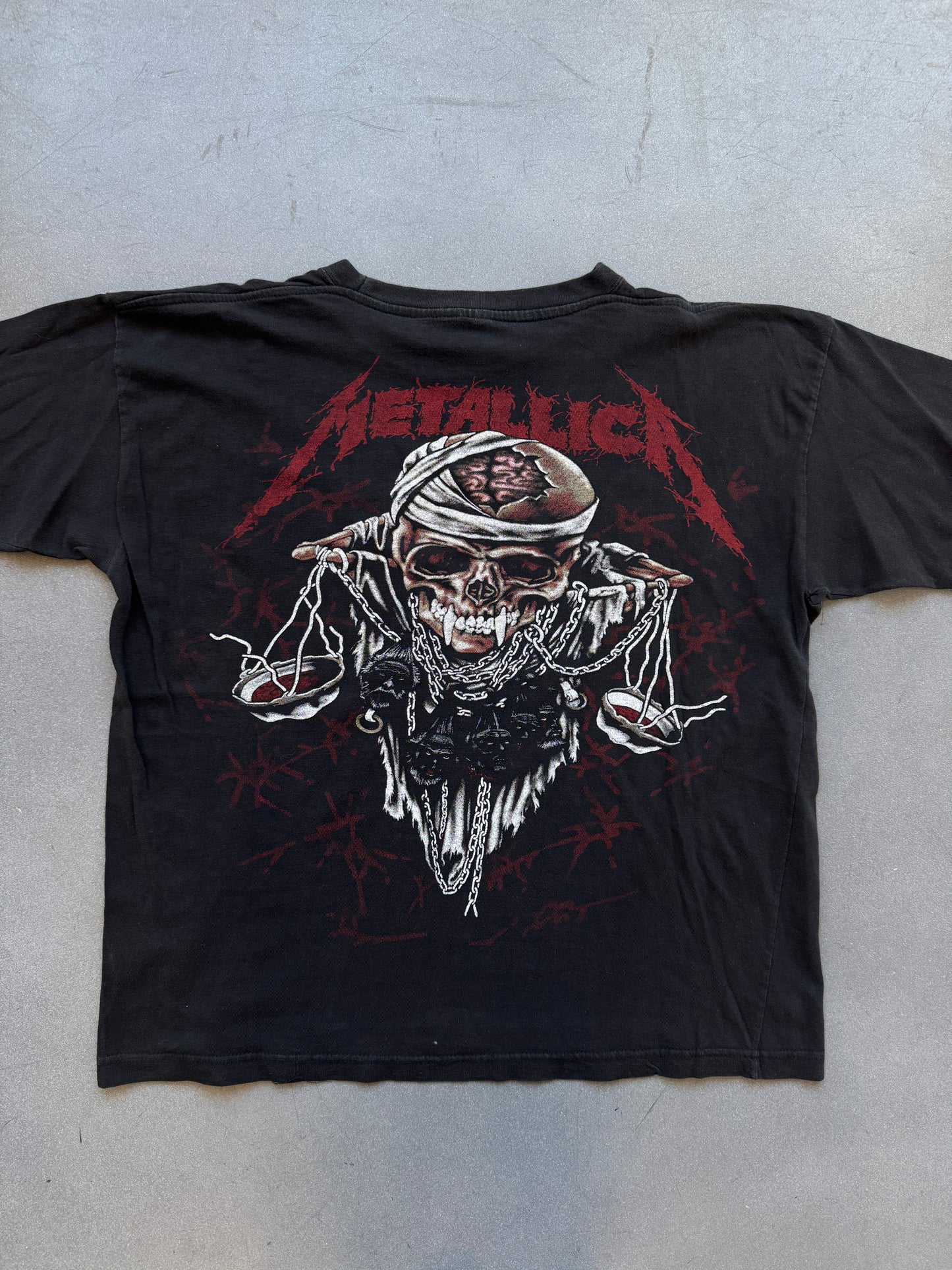 90'S METALLICA EURO BOOTLEG TEE (FADED TAG)