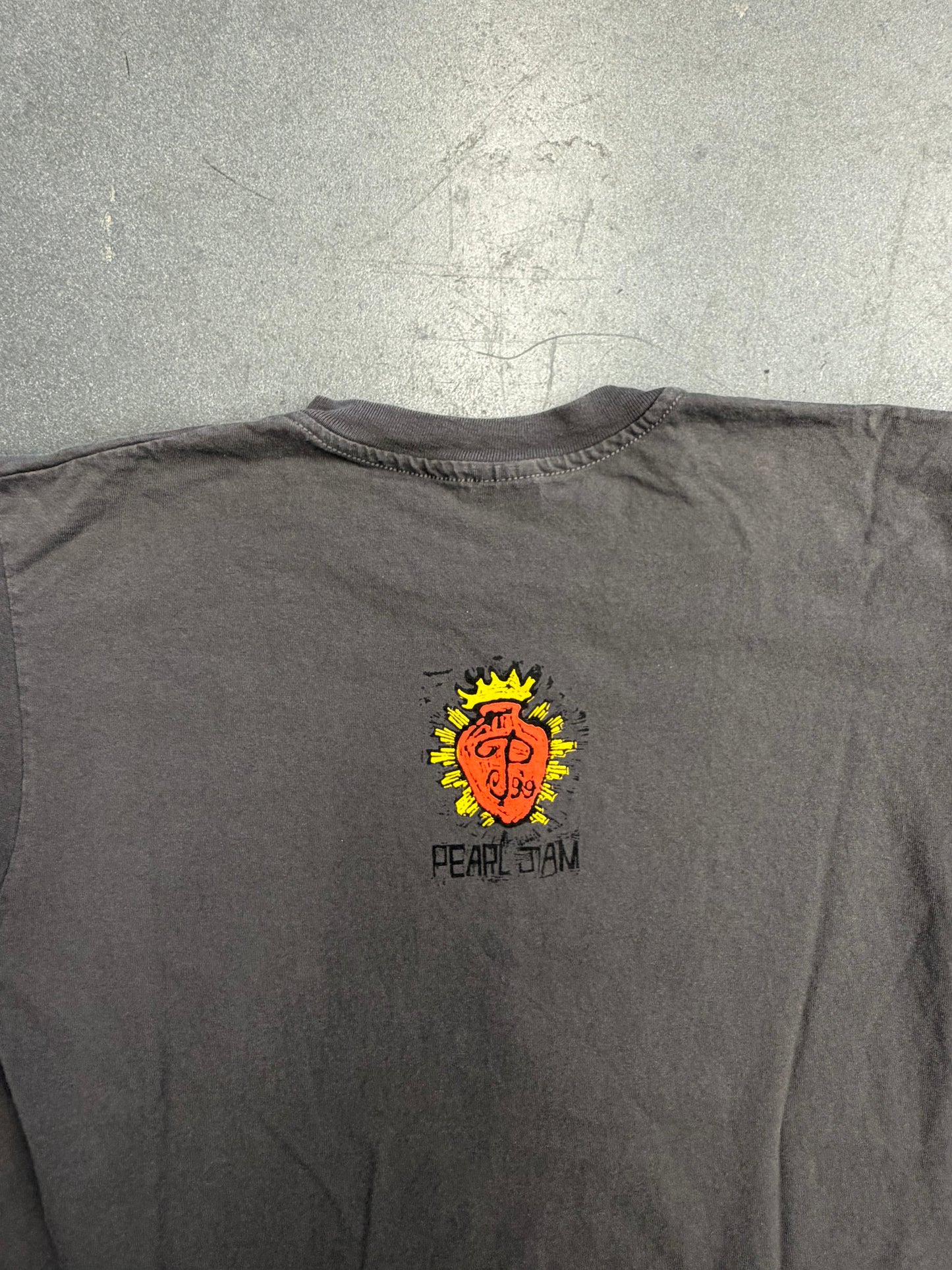 1999 PEARL JAM PONTIUS PILATE  TEE RARE REVERSE HIT (ANVIL TAG)
