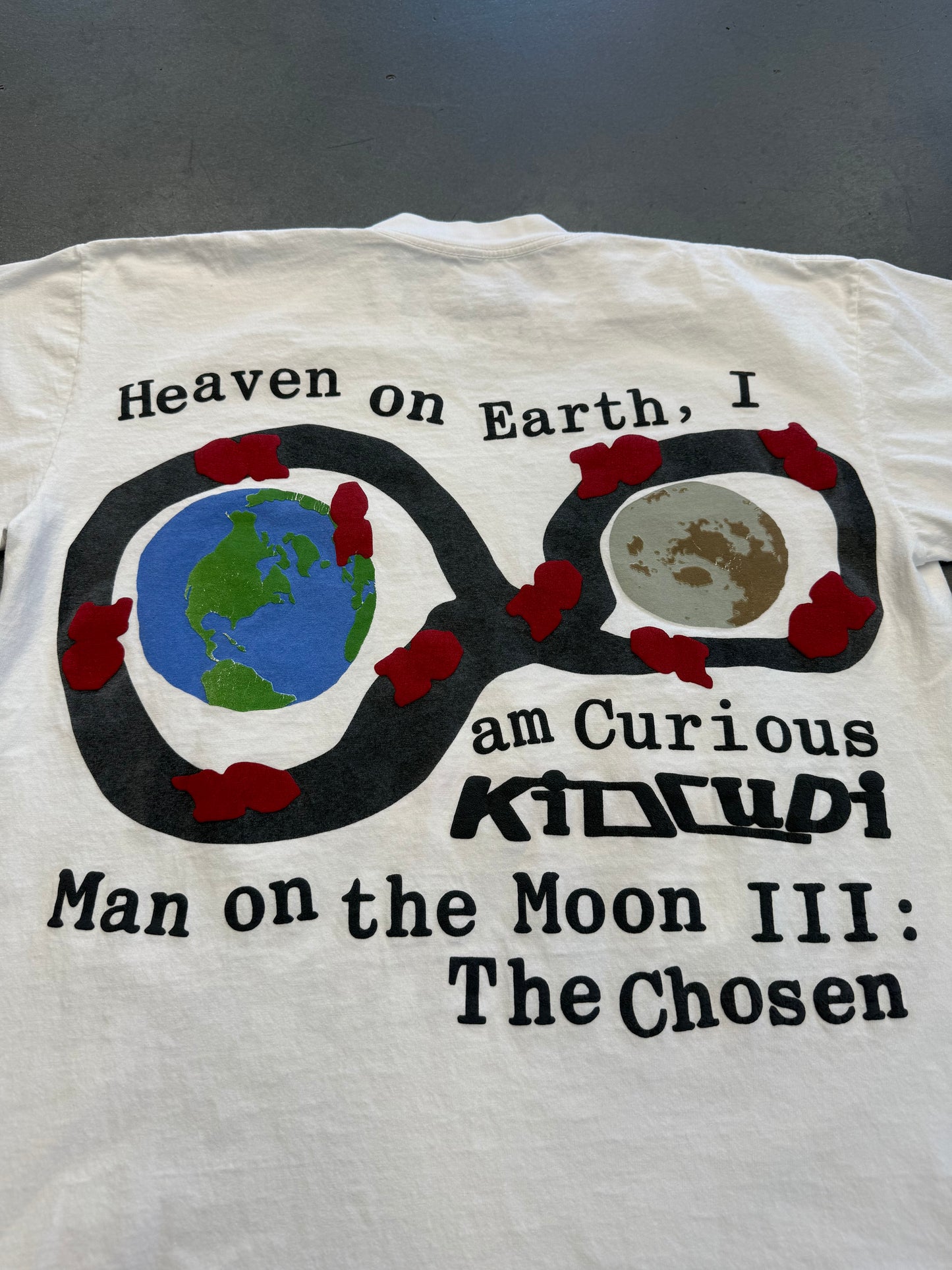 FW20 KID CUDI CPFM FOR MOTM III HEAVEN ON EARTH TEE (WHITE) (L)
