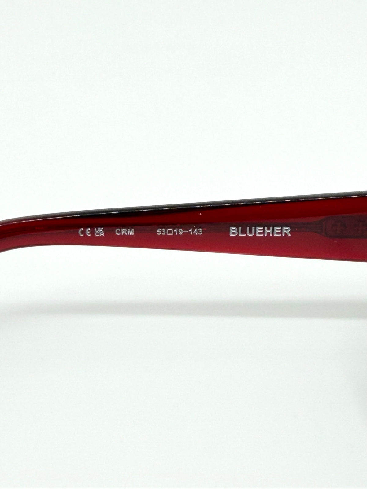 CHROME HEARTS BLUEHER SUNGLASSES - RED