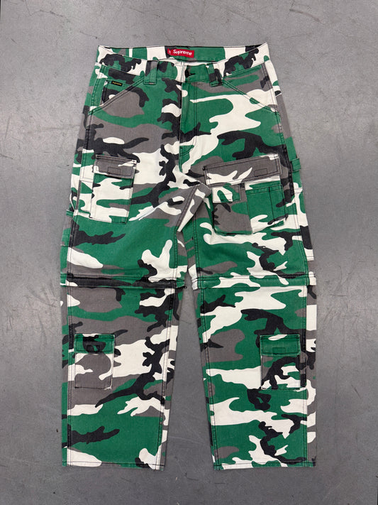 FW25 SUPREME ZIP-OFF UTILITY PANT - GREEN CAMO