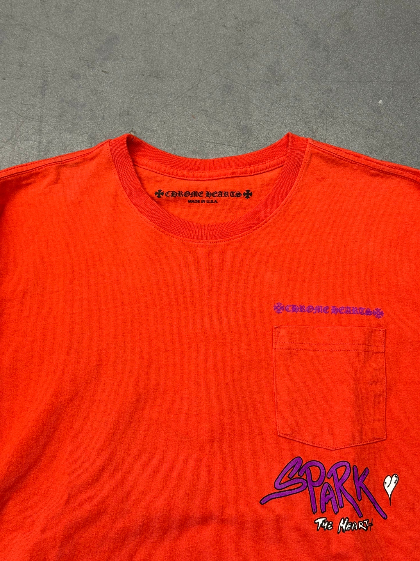 CHROME HEARTS MATTY BOY SPARK POCKET TEE