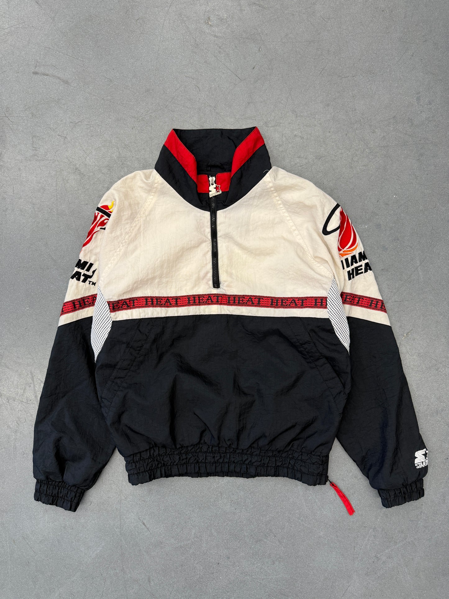 90S MIAMI HEAT ZIP-UP STARTER JACKET (STARTER TAG)