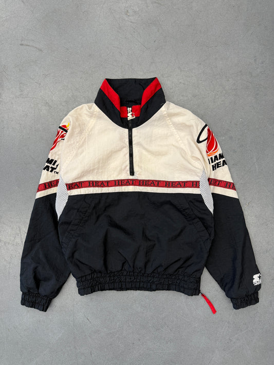 90S MIAMI HEAT ZIP-UP STARTER JACKET (STARTER TAG)