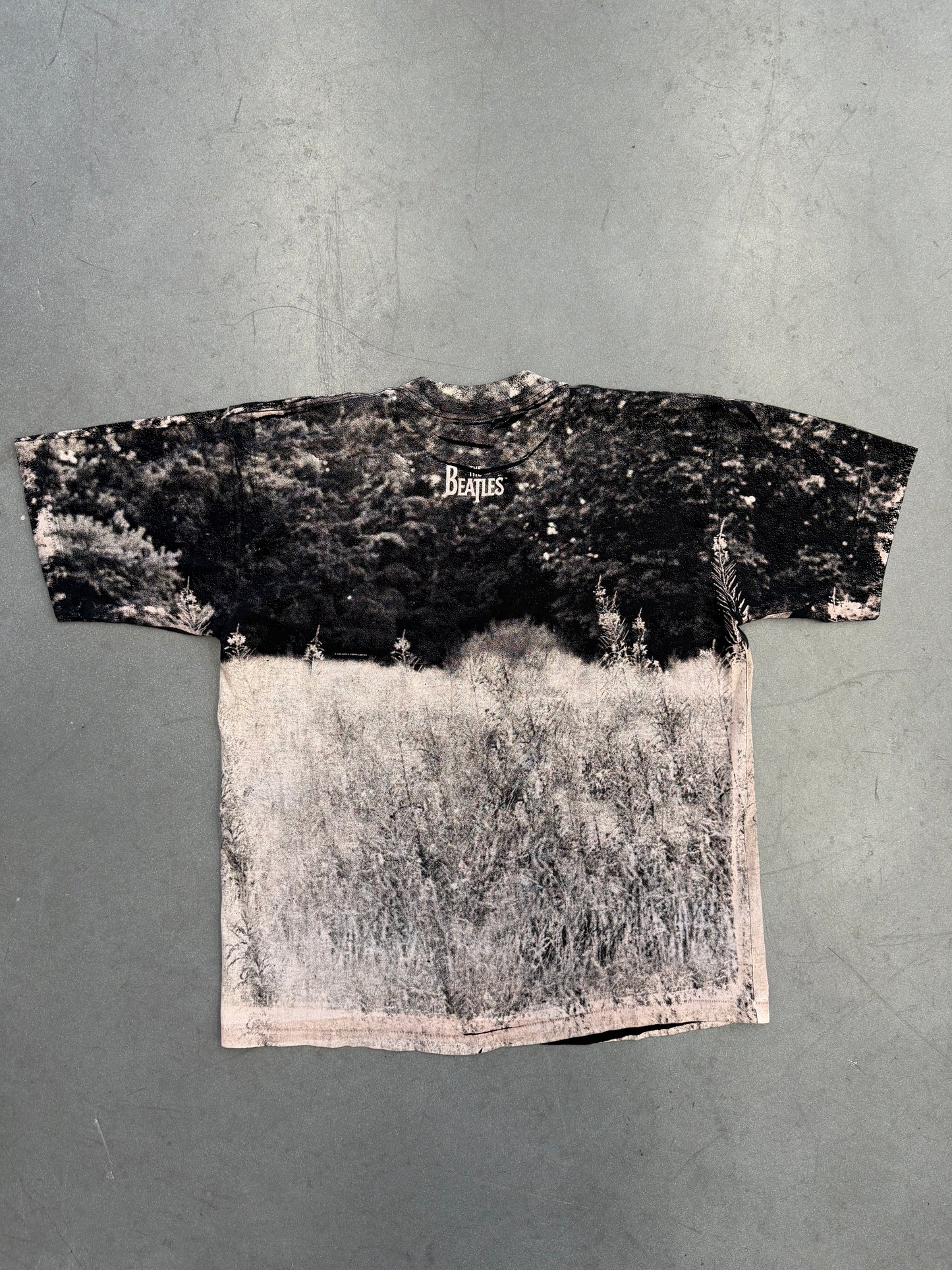 1995 THE BEATLES ALL OVER PRINT FIELD TEE (ALL SPORT TAG)