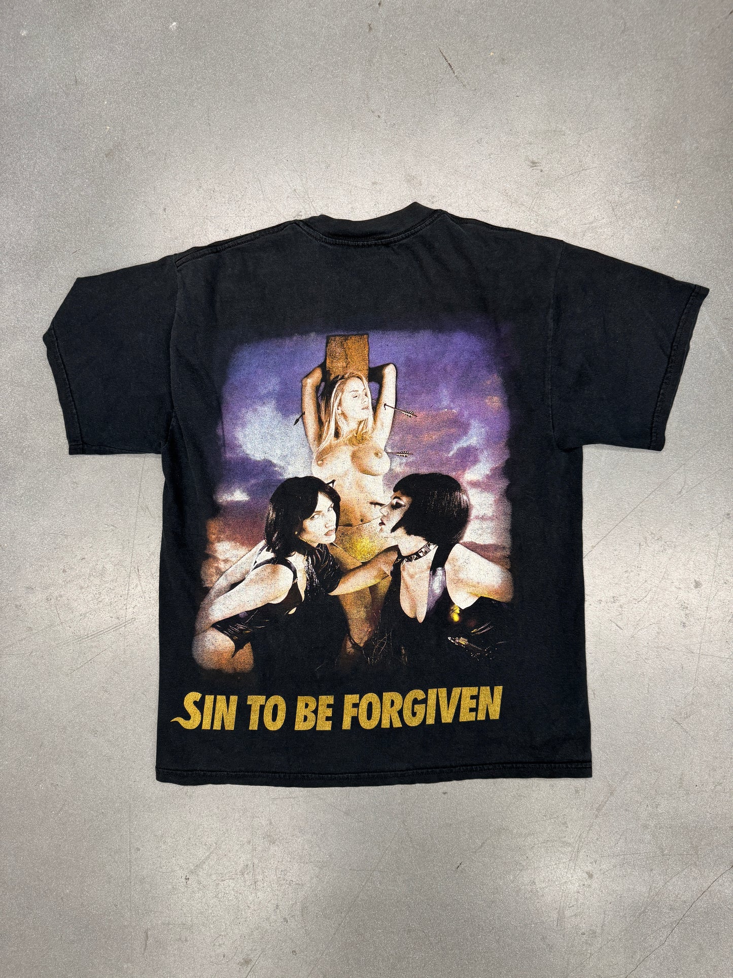 CRADLE OF FILTH SADOMASOCHRIST SIN TO BE FORGIVEN TEE (M&O KNITS TAG)