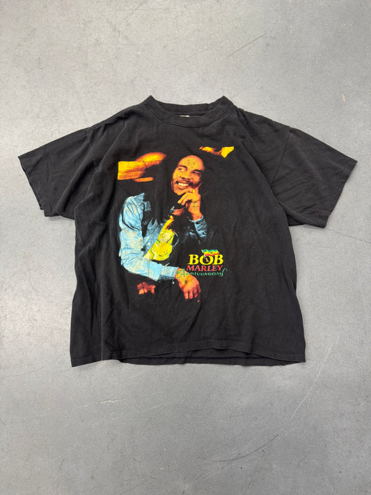 90S BOB MARLEY 50TH ANNIVERSARY RAP TEE (FADED TAG)