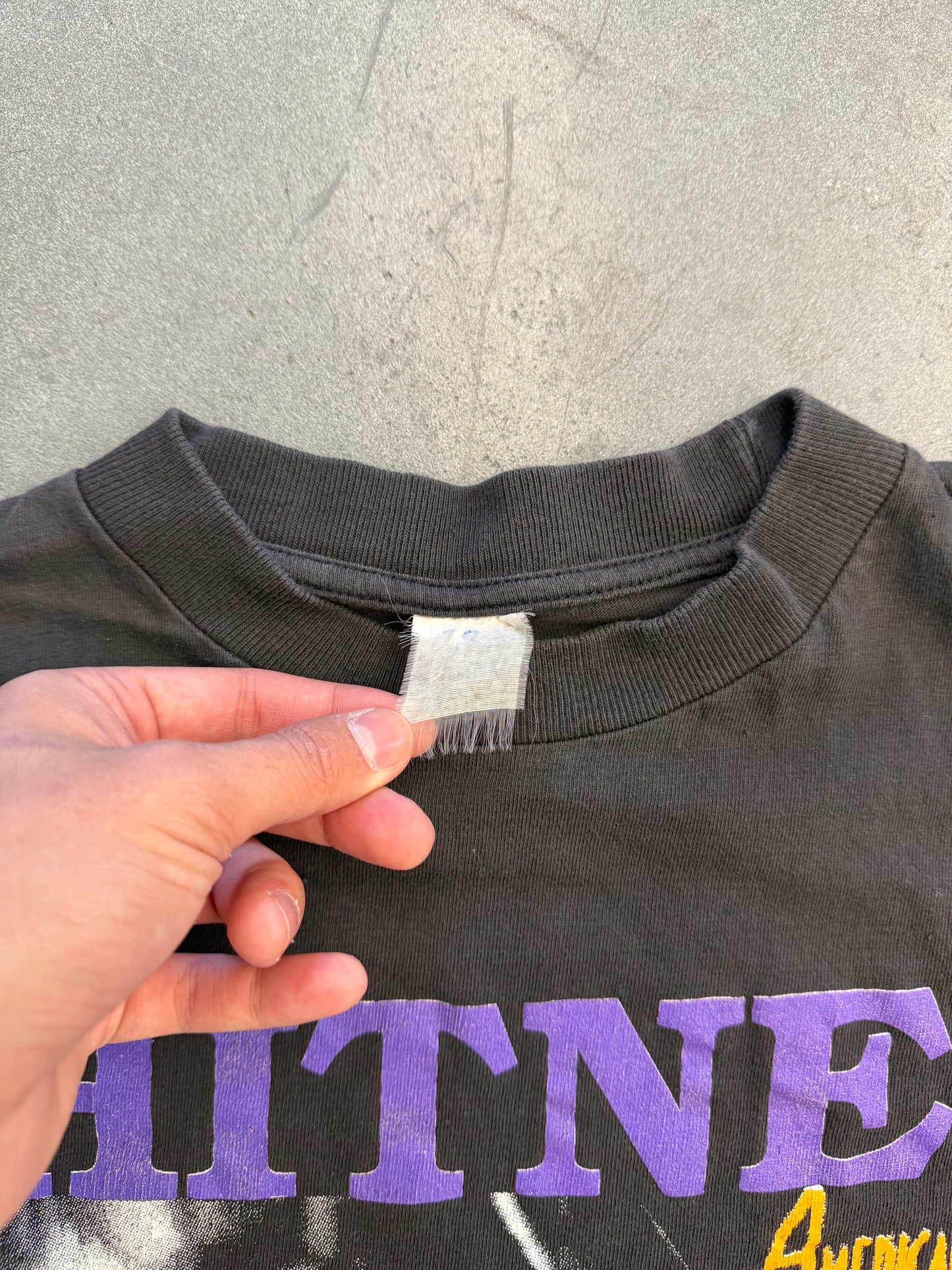 90S BOOTLEG WHITNEY HOUSTON AMERICAN MUSIC AWARDS RAP-STYLE TEE (FADED TAG)