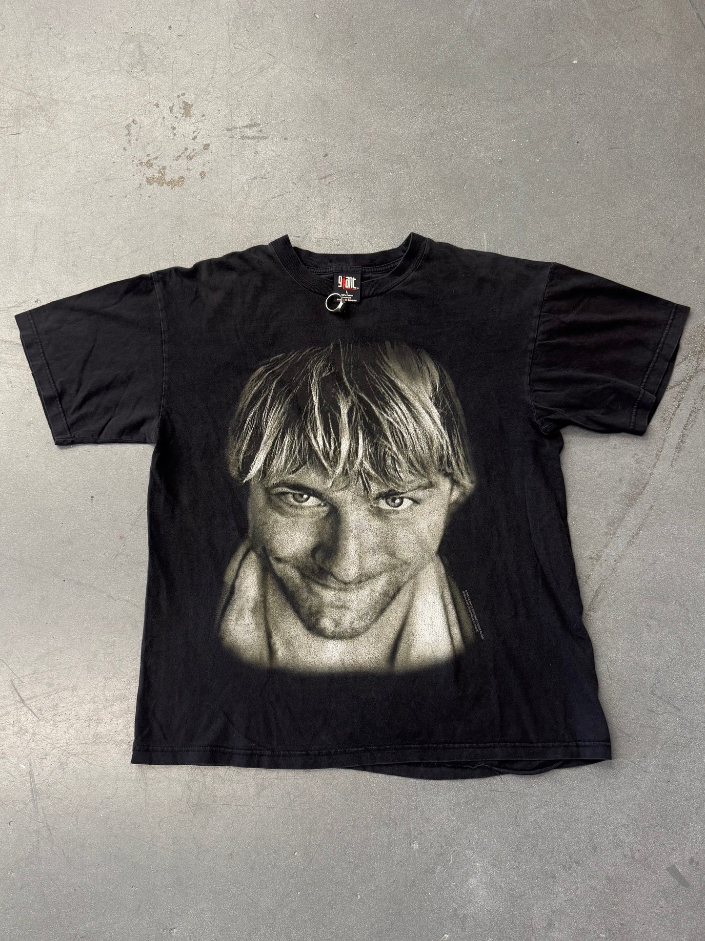 1998 KURT COBAIN BIG FACE SMILELY TEE (GIANT TAG)