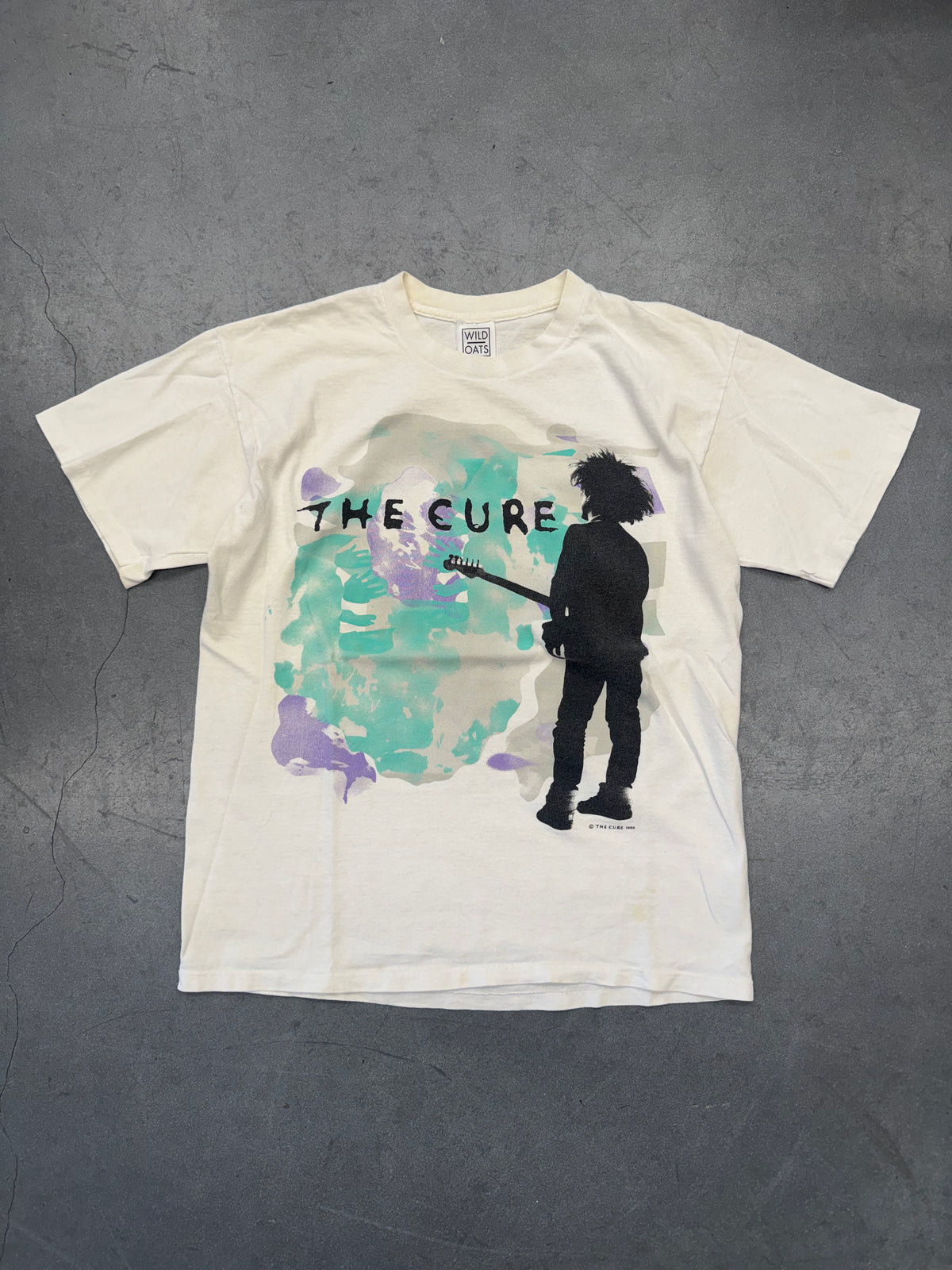 1986 THE CURE BOYS DON'T CRY TEE (WILD OATS TAG)