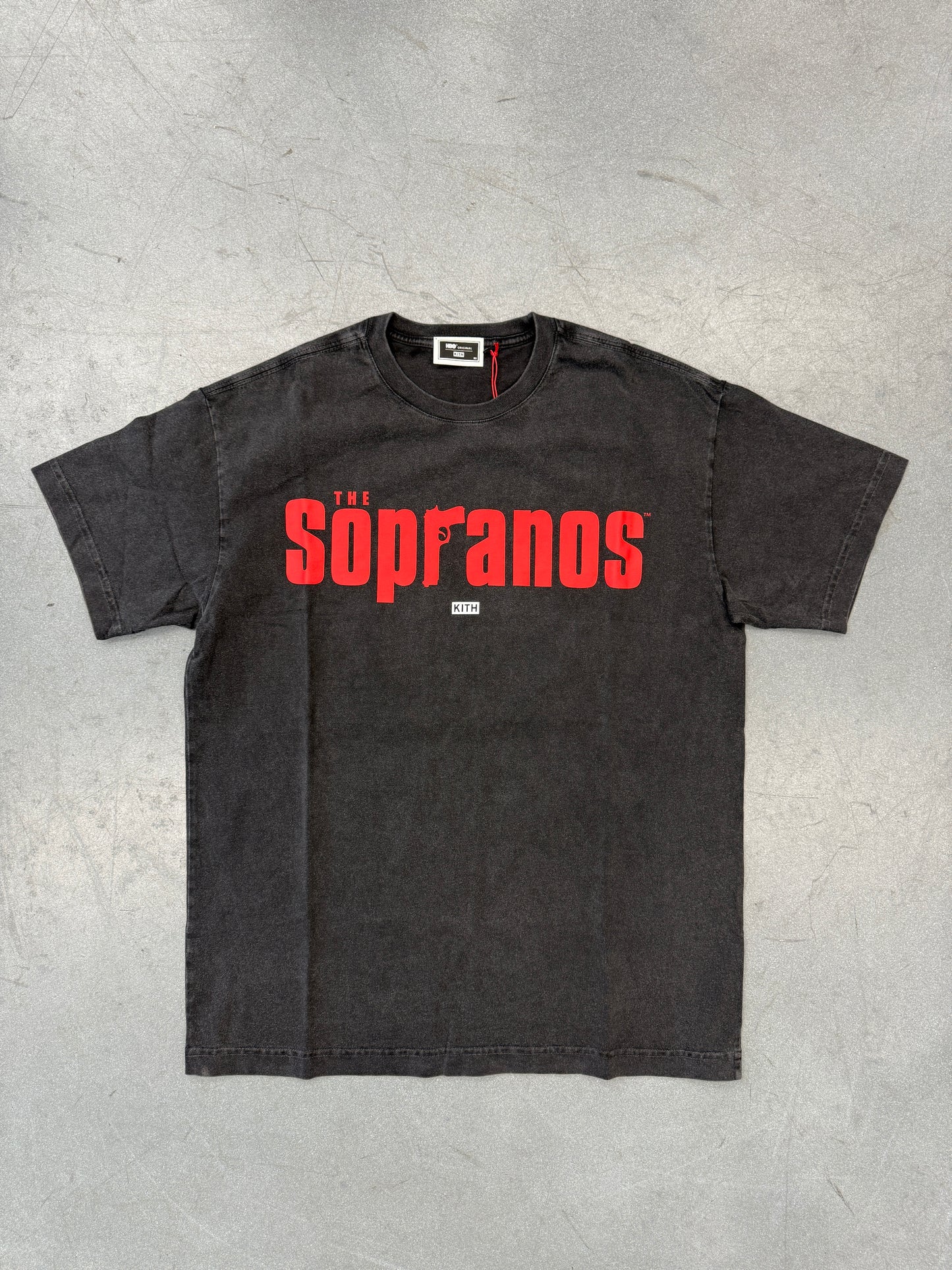 2025 KITH THE SOPRANOS MAIN LOGO VINTAGE TEE