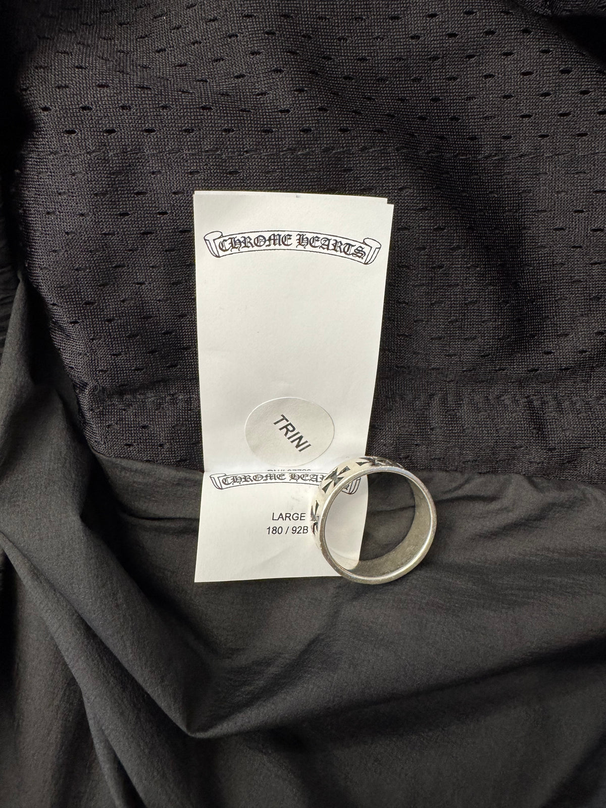 CHROME HEARTS MONOGRAM TRASH PICK UP TRACK PANTS