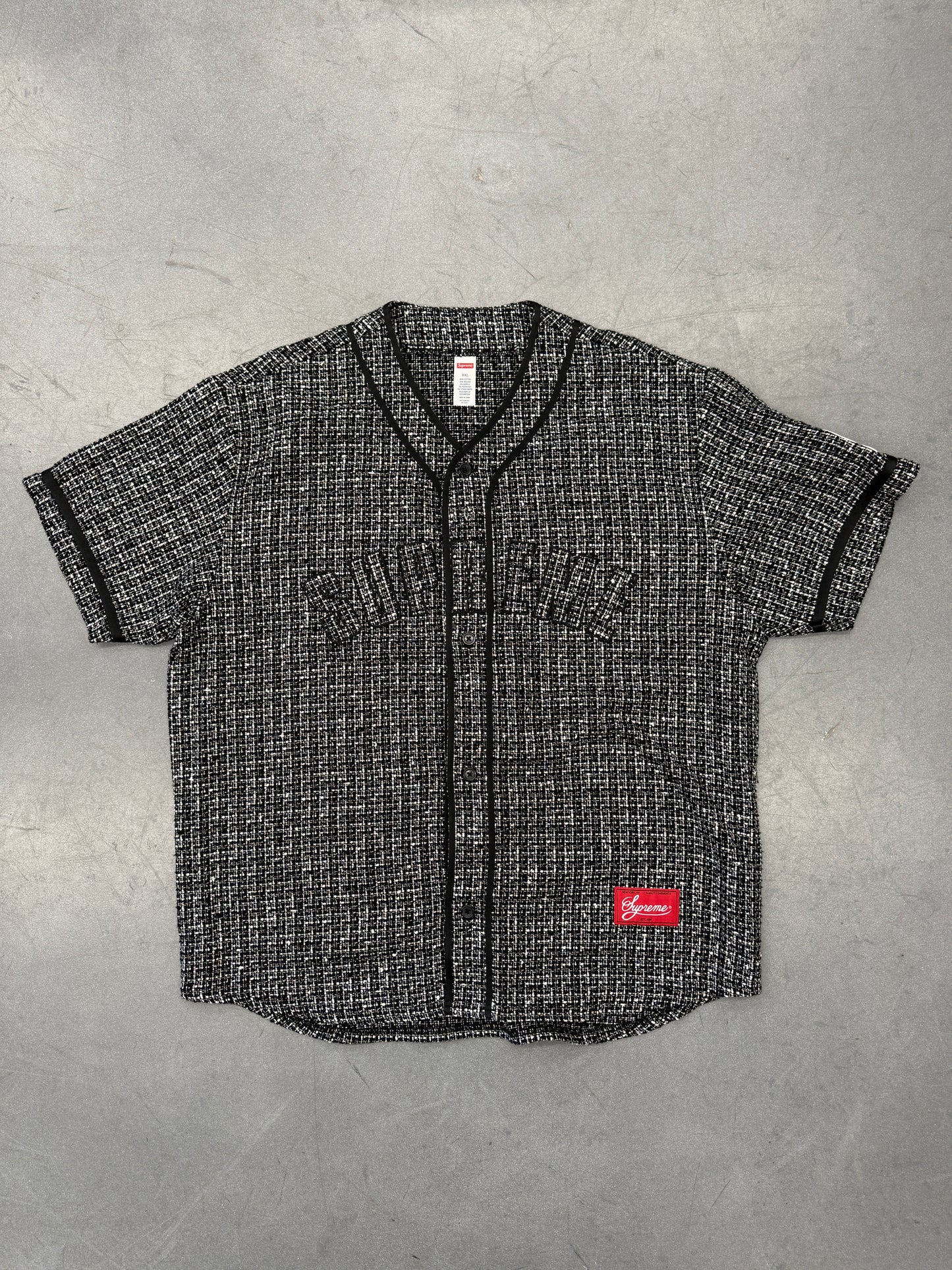 FW25 SUPREME BOUCLE BASEBALL JERSEY
