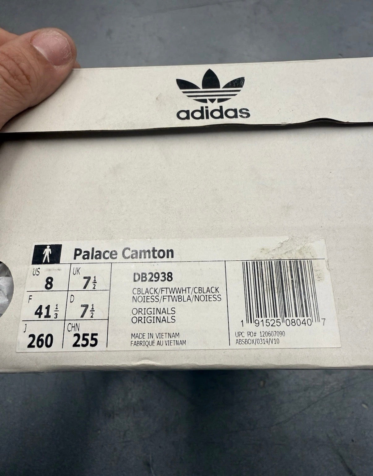 ADIDAS CAMTON TRAINER PALACE BLACK (W/BOX)