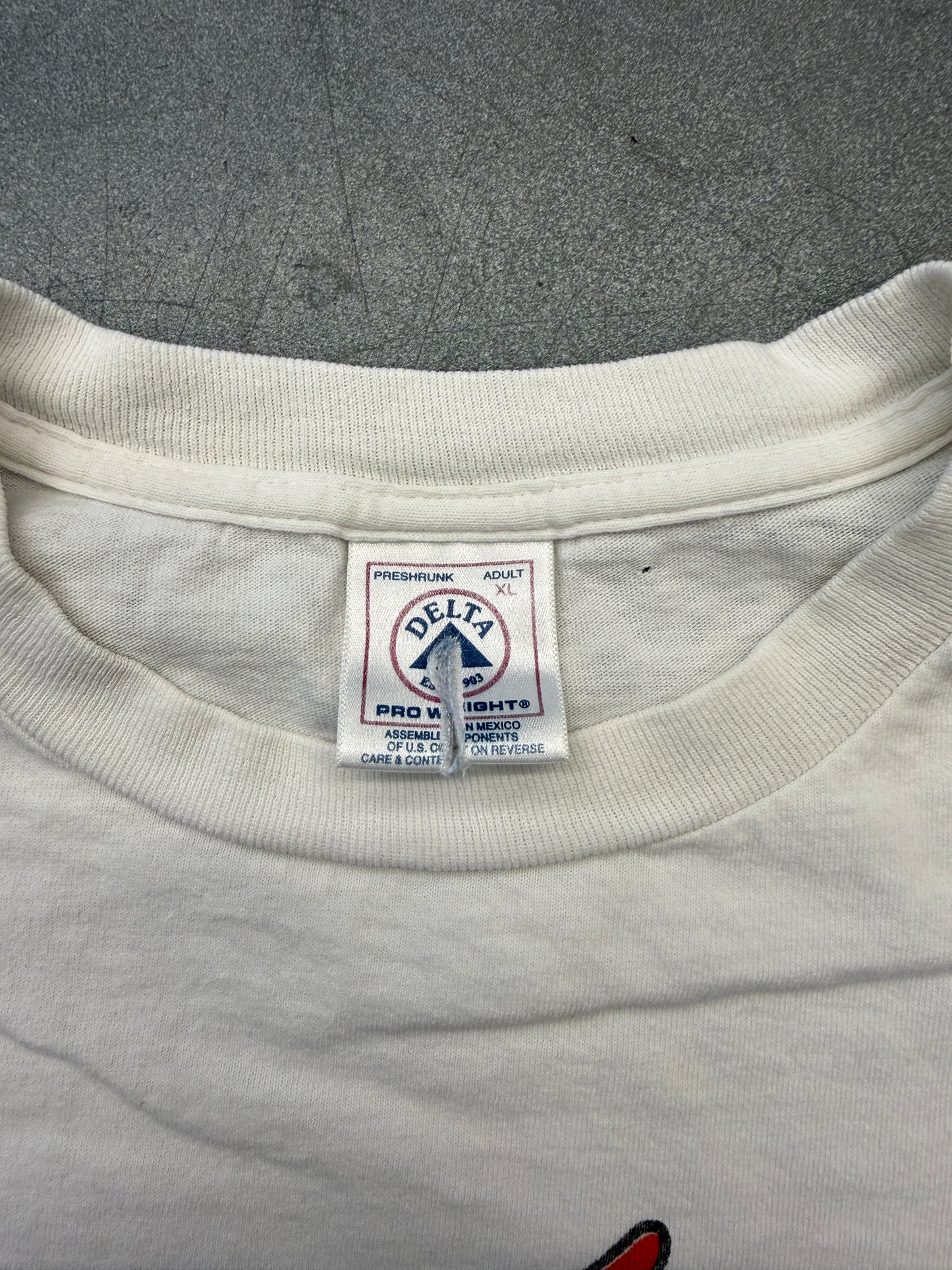 2001 AEROSMITH SORAYAMA JUST PUSH PLAY TOUR CROPPED TEE (DELTA TAG)