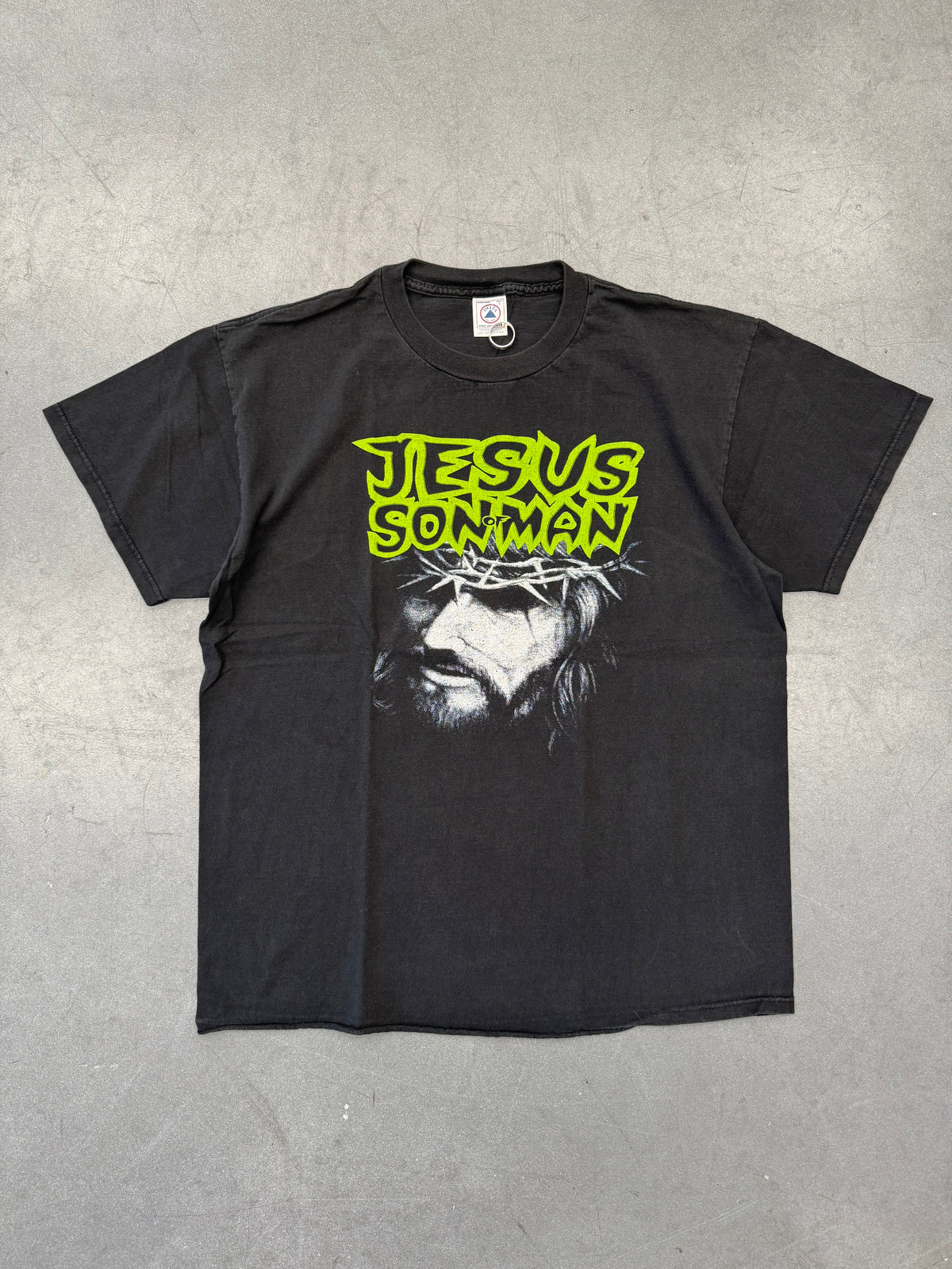 90S JESUS SON OF MAN MANSON PARODY TEE (DELTA TAG)