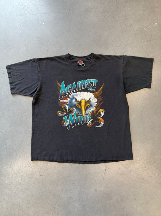 90'S HARLEY-DAVIDSON EAGLE AGAINST THE WIND YORK, PA TEE (HARLEY TAG)