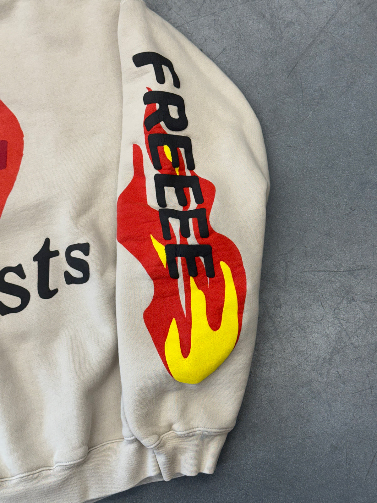 FW18 KIDS SEE GHOSTS FREEEE CACTUS PLANT FLEA MARKET CREWNECK