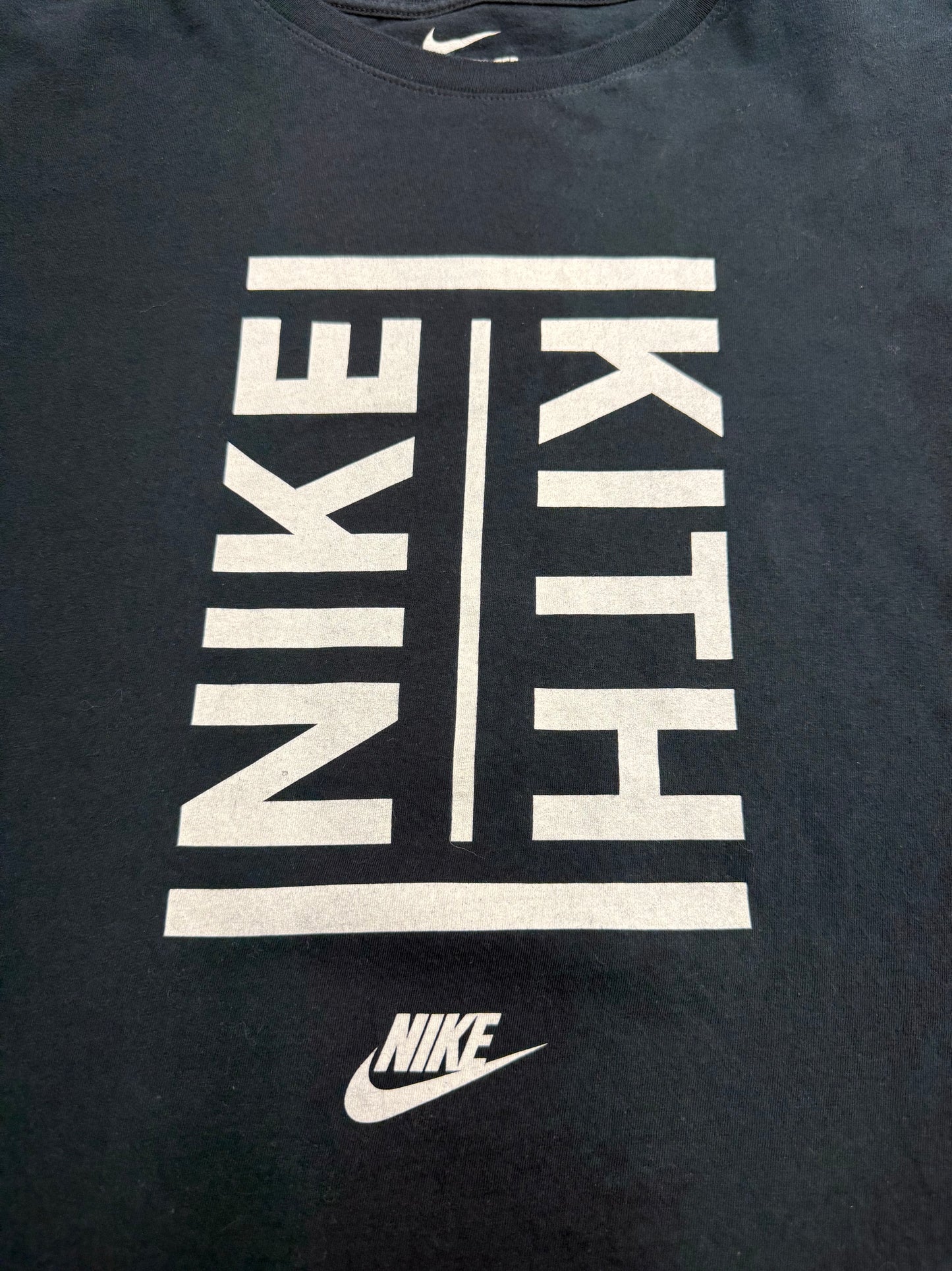 KITH NIKE AIR FORCE 1 LS TEE - BLACK (L)