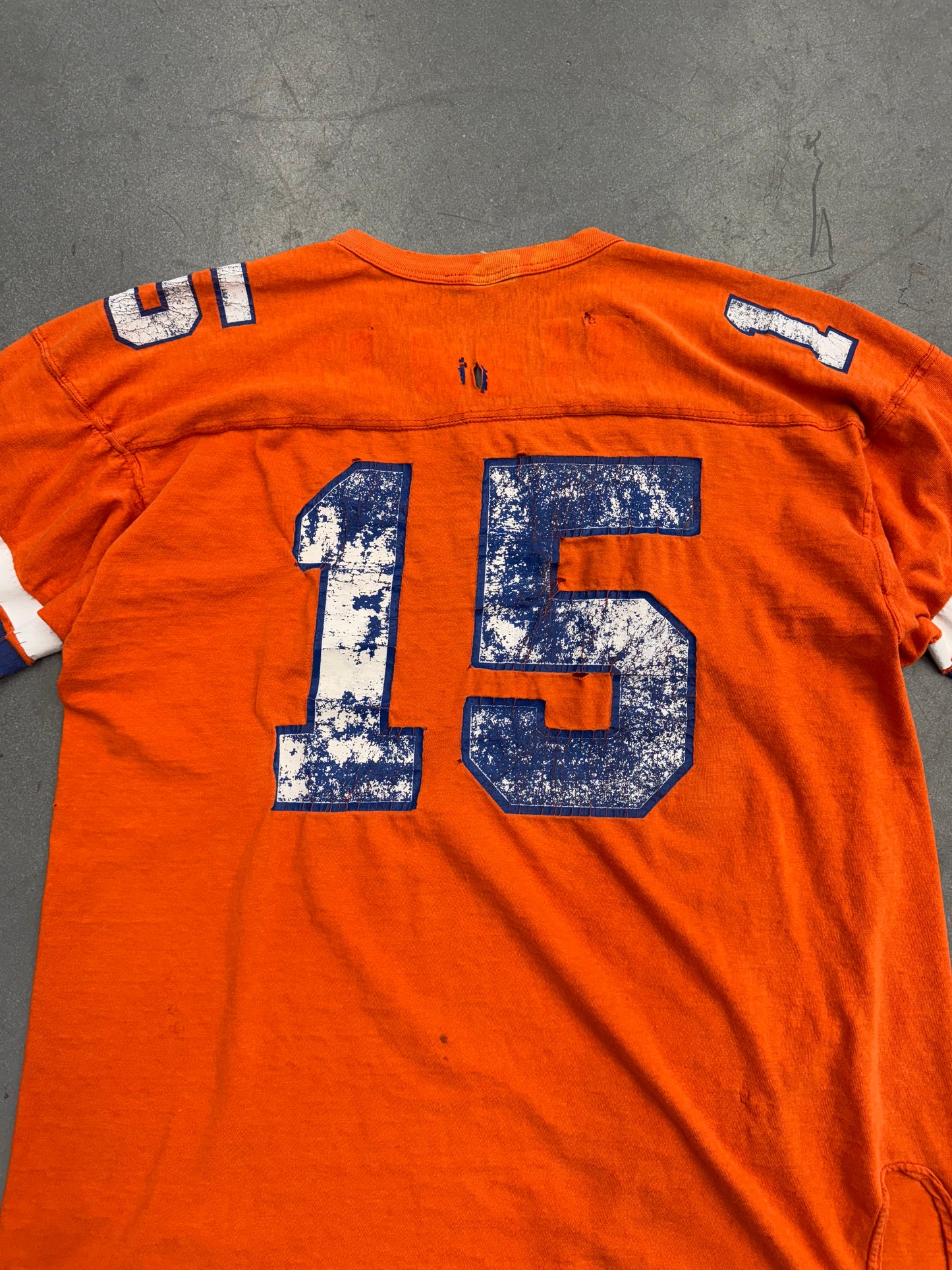 80S CHAMPION COTTON FOOTBALL JERSEY #15
